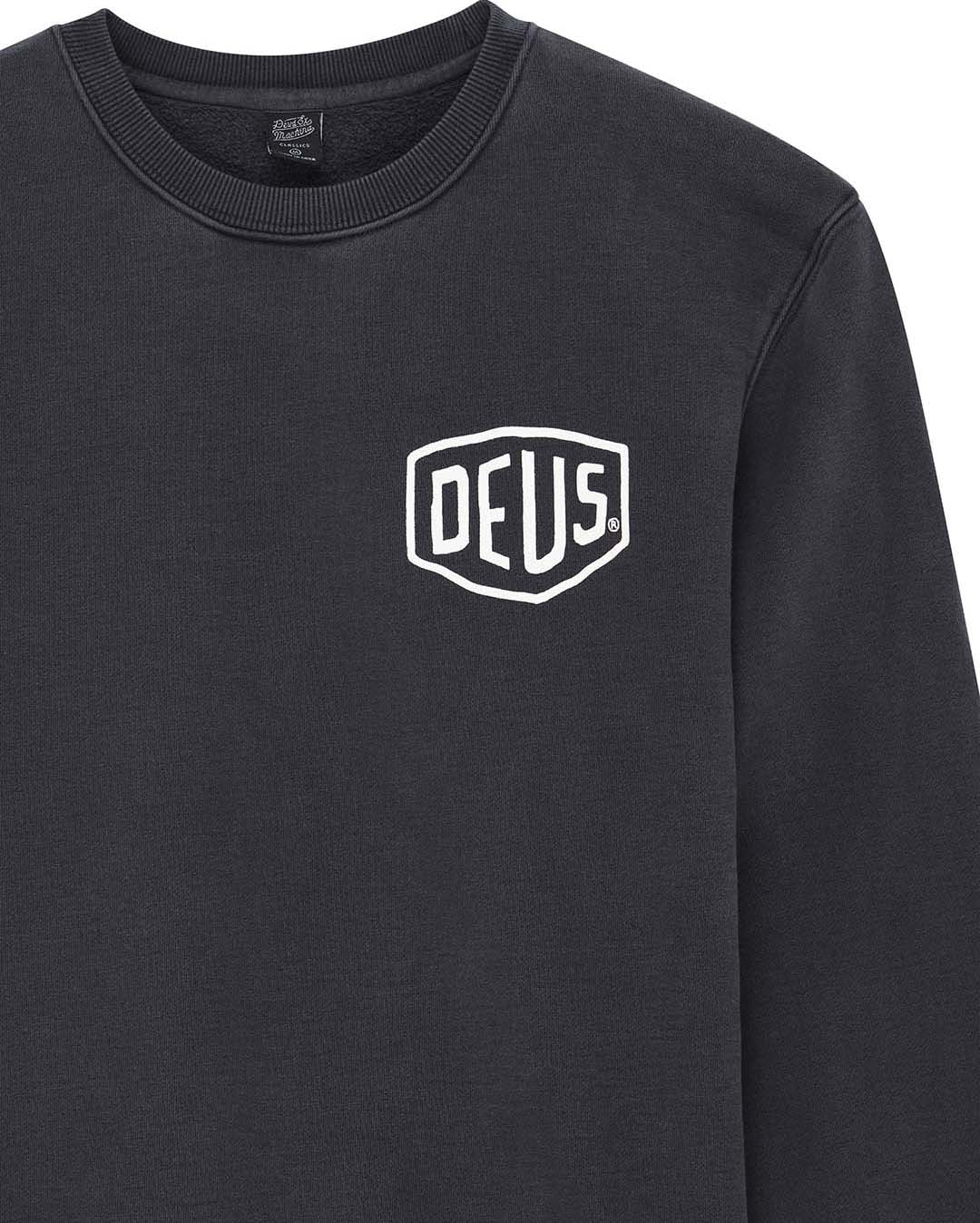 Shield Garment Dyed Crew - Black - Image 3