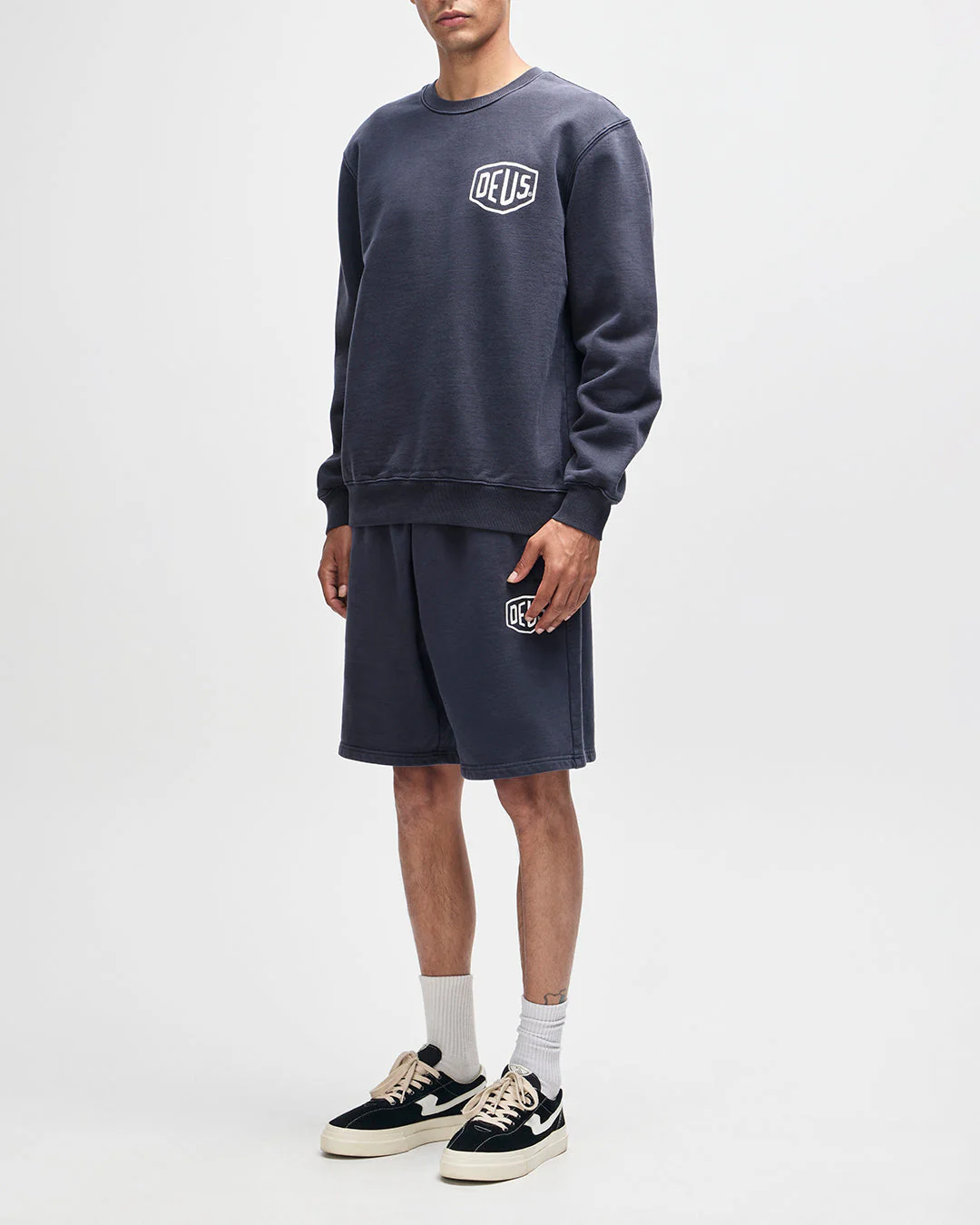 Shield Garment Dyed Crew - Black - Image 5