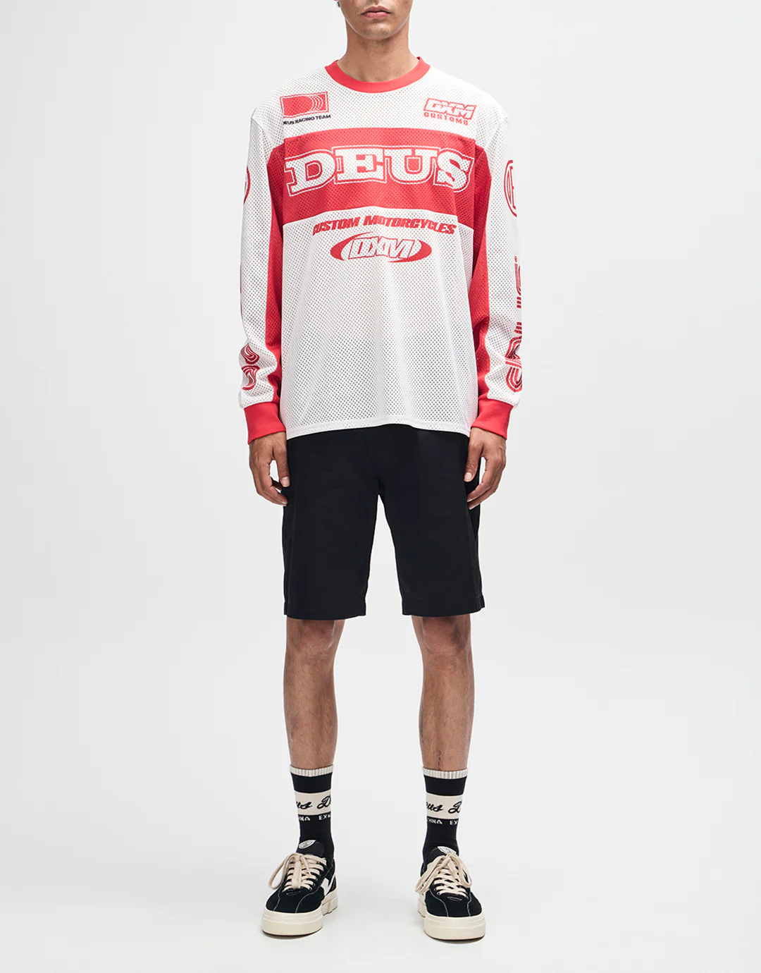 Step Out Moto Jersey - White-Red - Image 6
