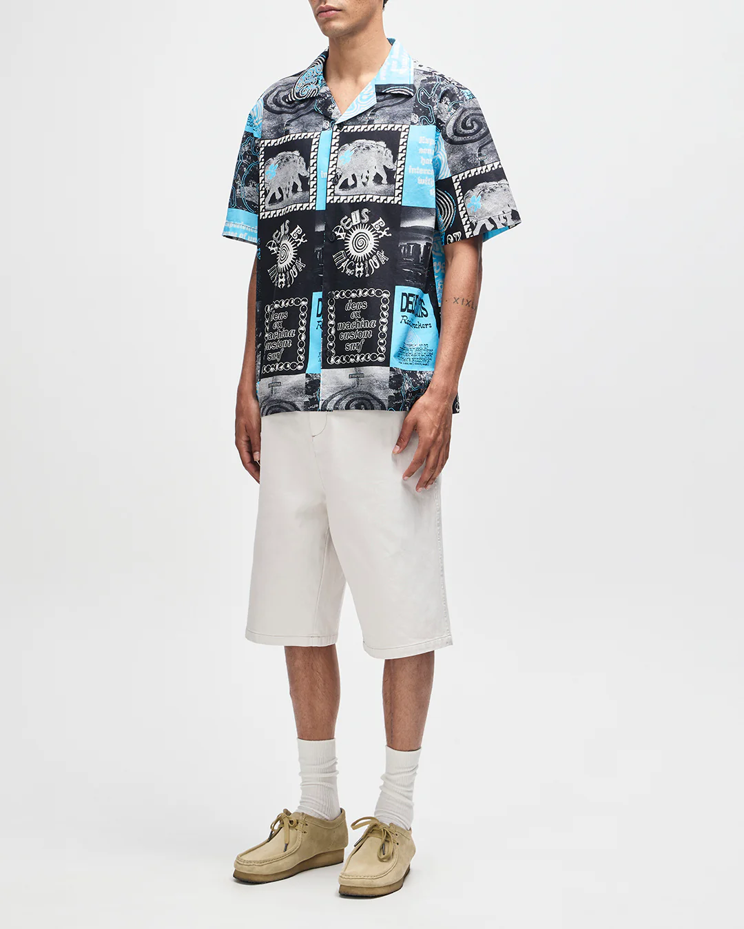 Washed Away Short Sleeve Shirt - Caviar - Image 4