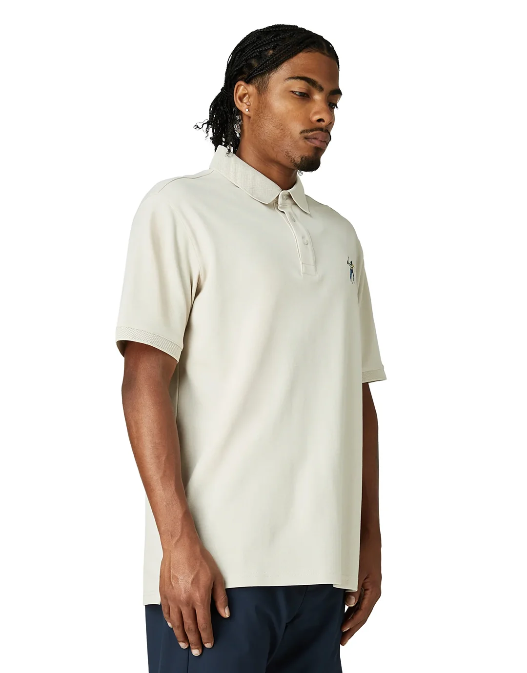 Core Pique Polo - Pumice - Image 2