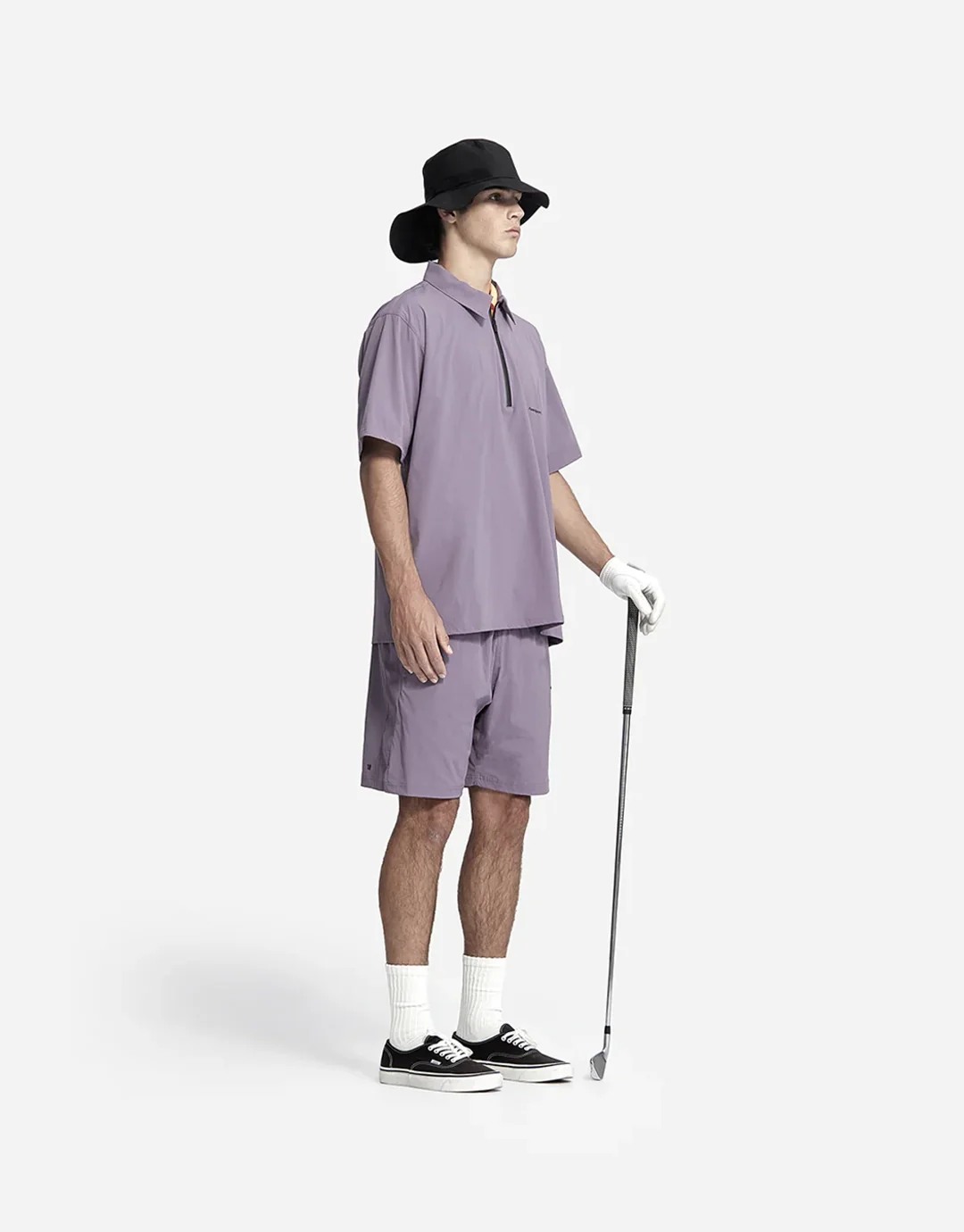 Hybrid Half Zip - Purple - Image 11