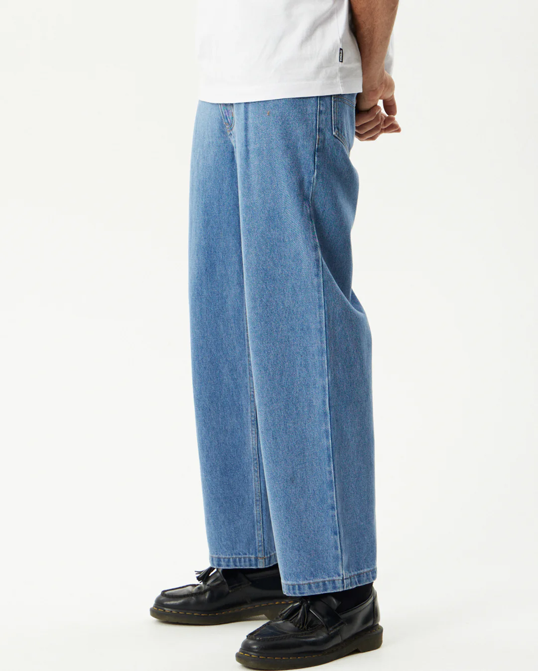 Fast Forward - Denim Ultra Baggy Jean - Worn Blue - Image 4