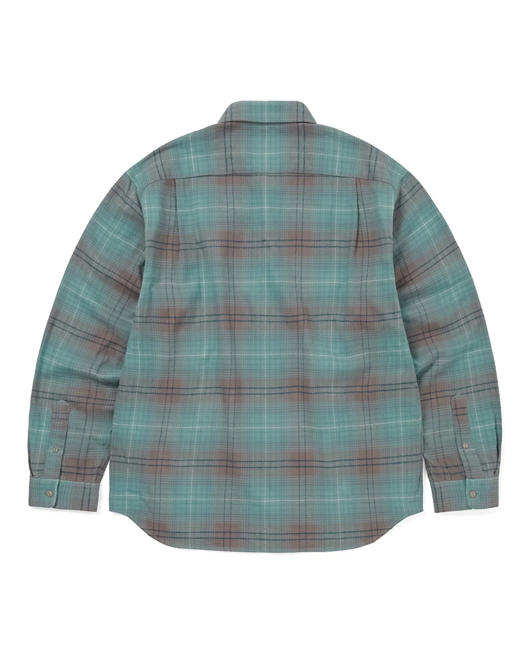 Flannel Check Shirt - Teal - Image 2
