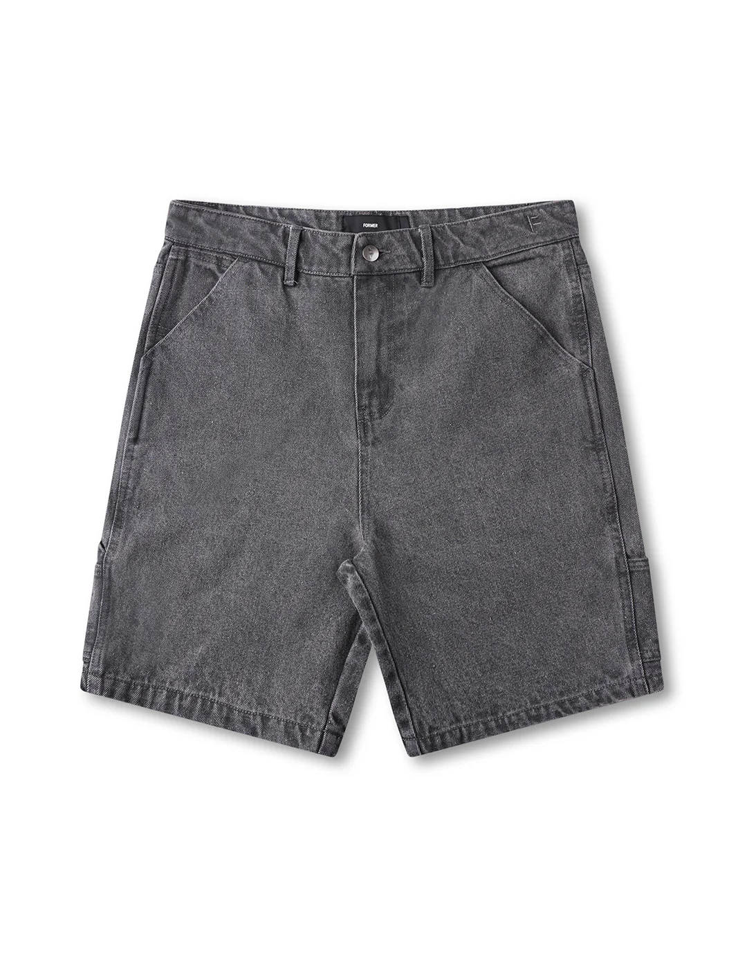 Distend VT Denim 20.5" Carpenter Shorts - Washed Grey - Image 8