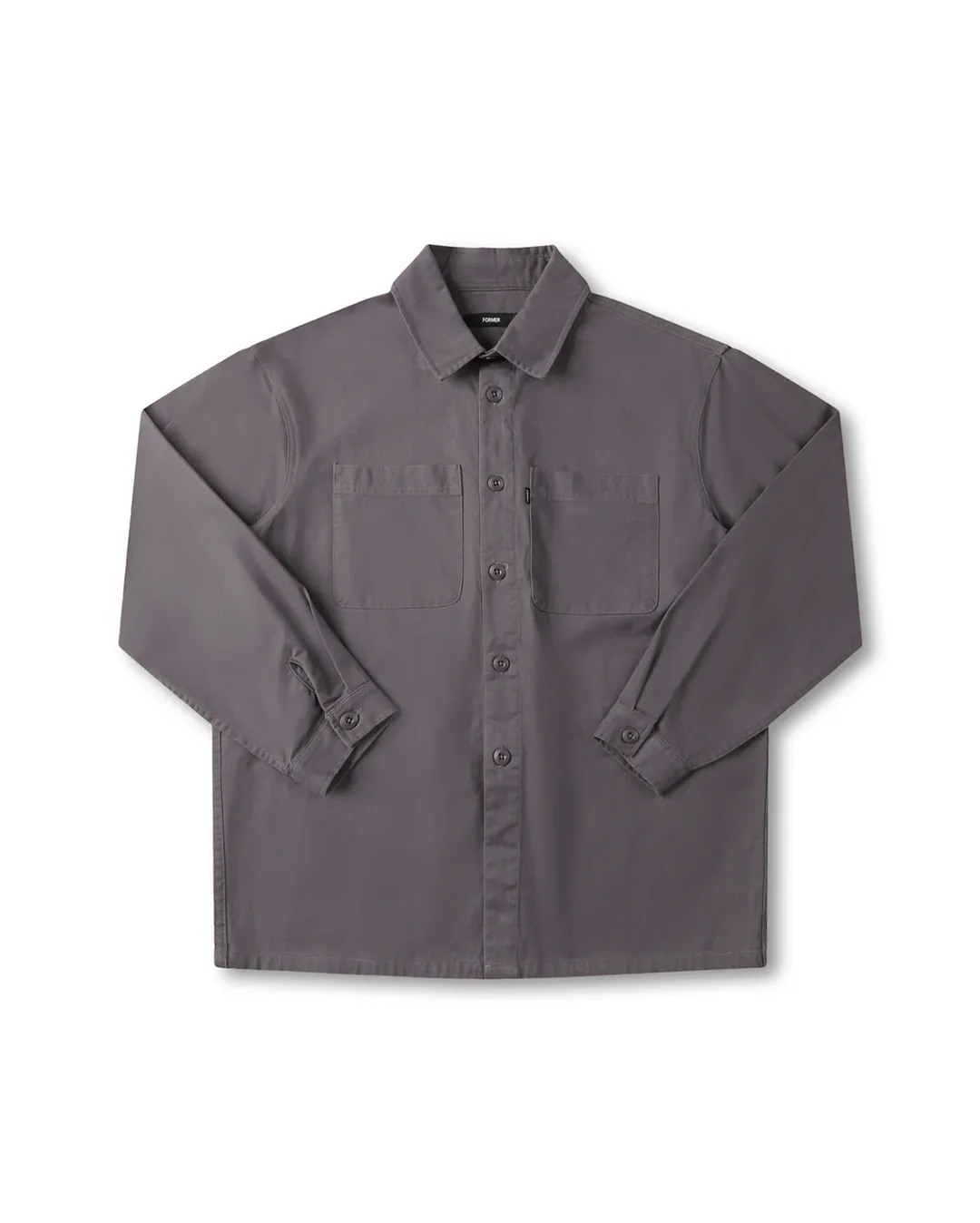 Legacy Long Sleeve Overshirt - Pepper - Image 5