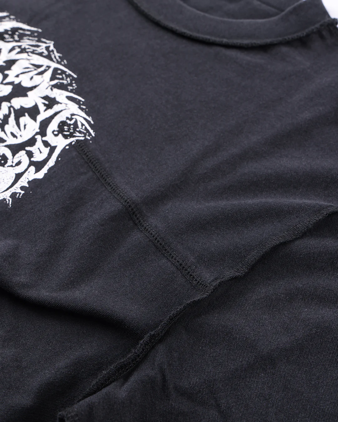 Praise Long Sleeve T-Shirt - Washed Black - Image 6
