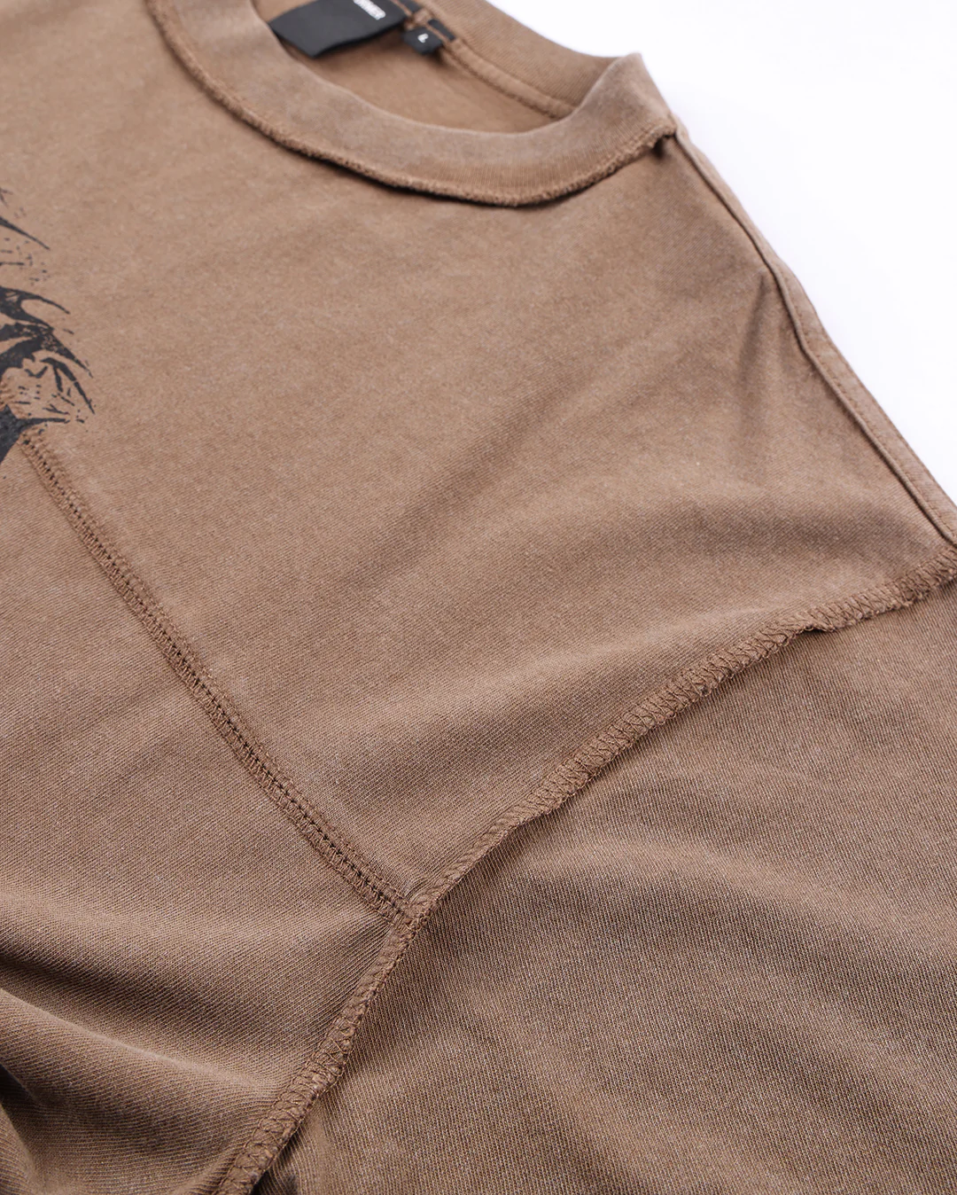 Praise T-Shirt - Washed Choc - Image 5