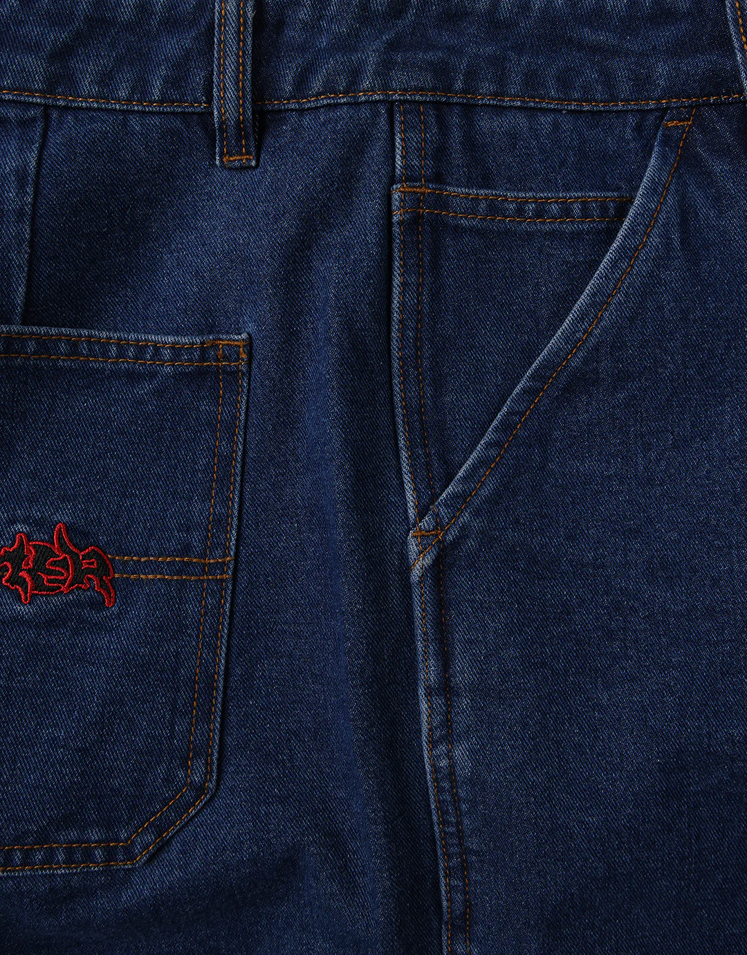 Reynolds Proscription Denim 21" Shorts - Dark Blue - Image 8