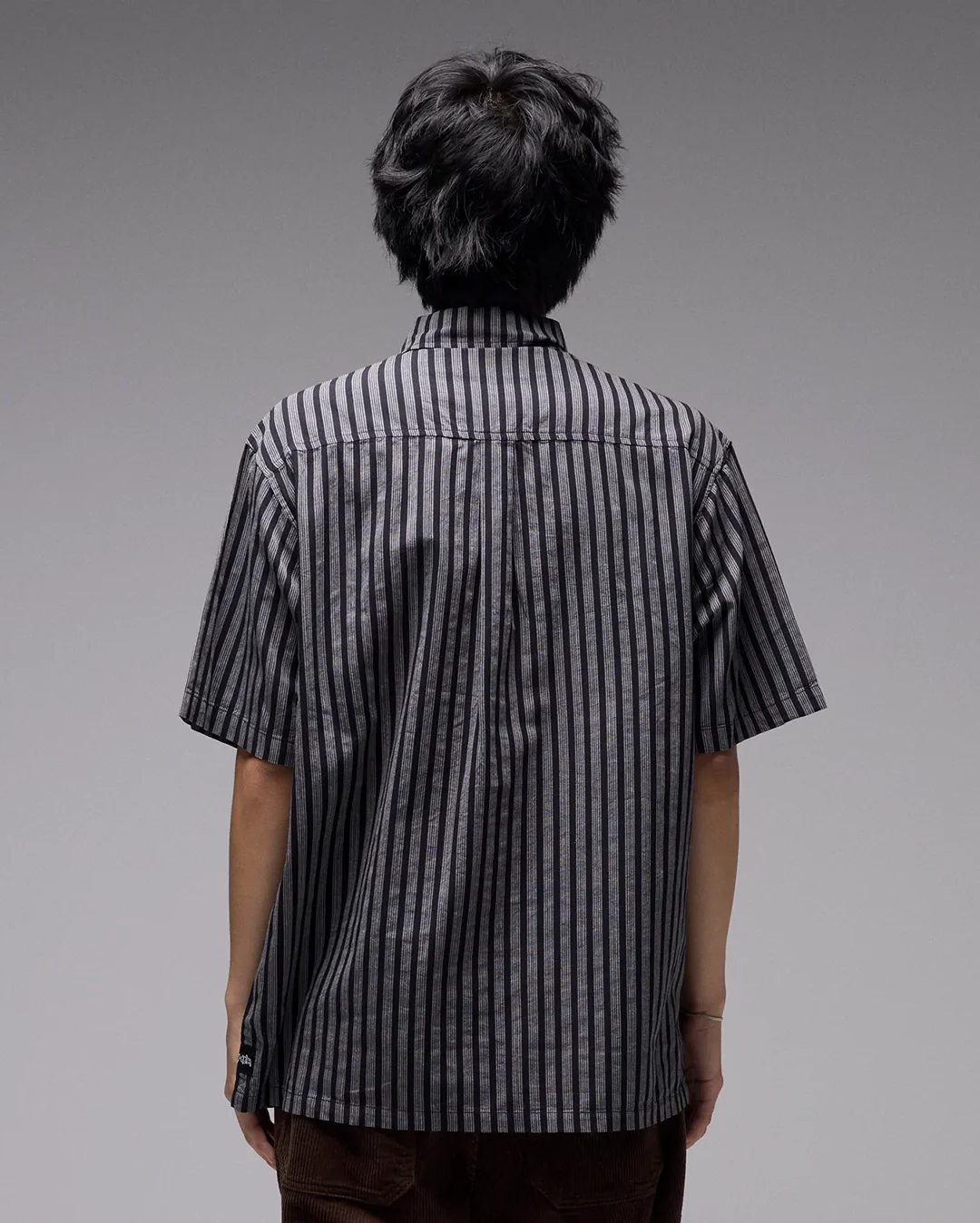 Reynolds Stripe Short Sleeve Shirt - Midnight - Image 2