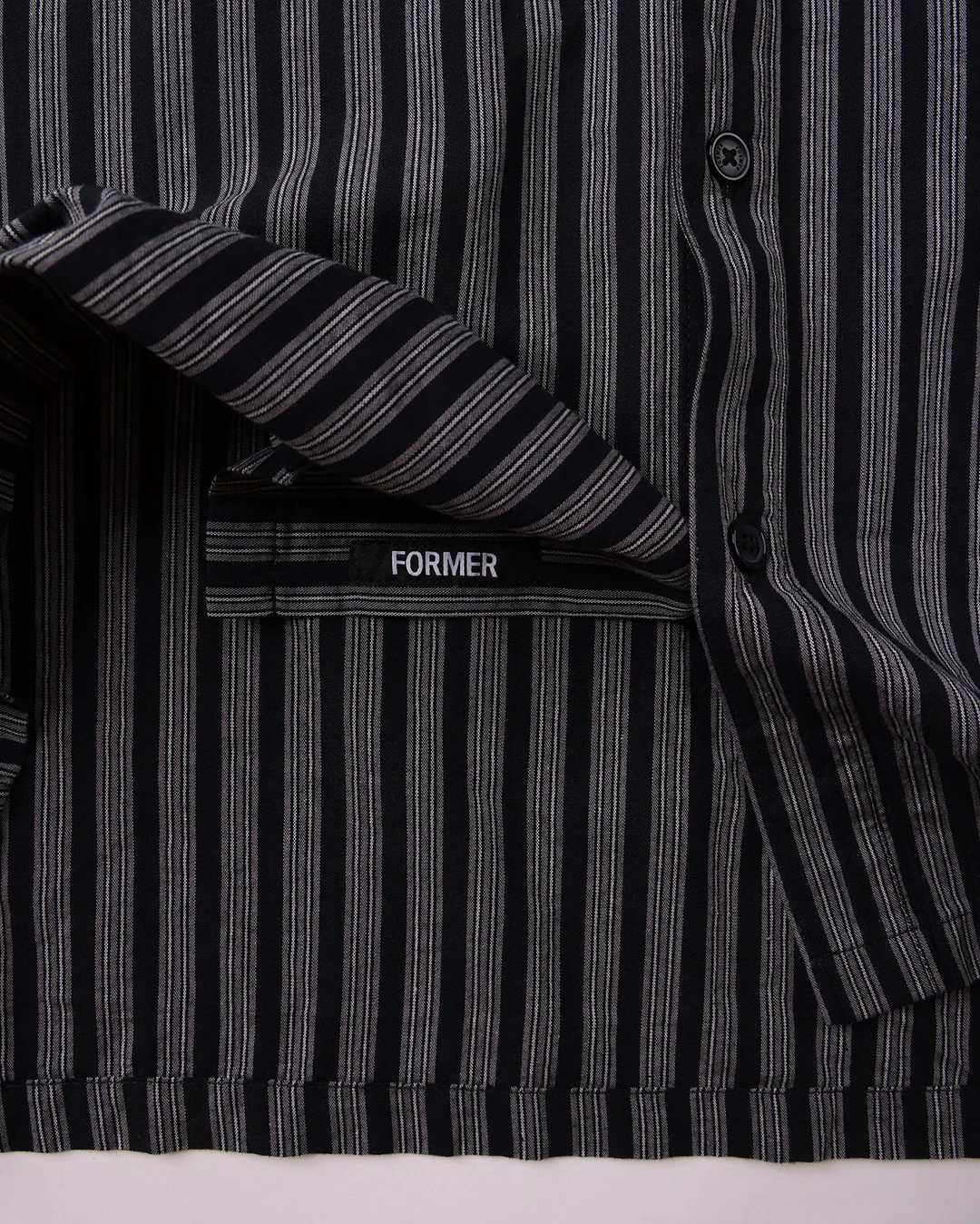 Reynolds Stripe Short Sleeve Shirt - Midnight - Image 5