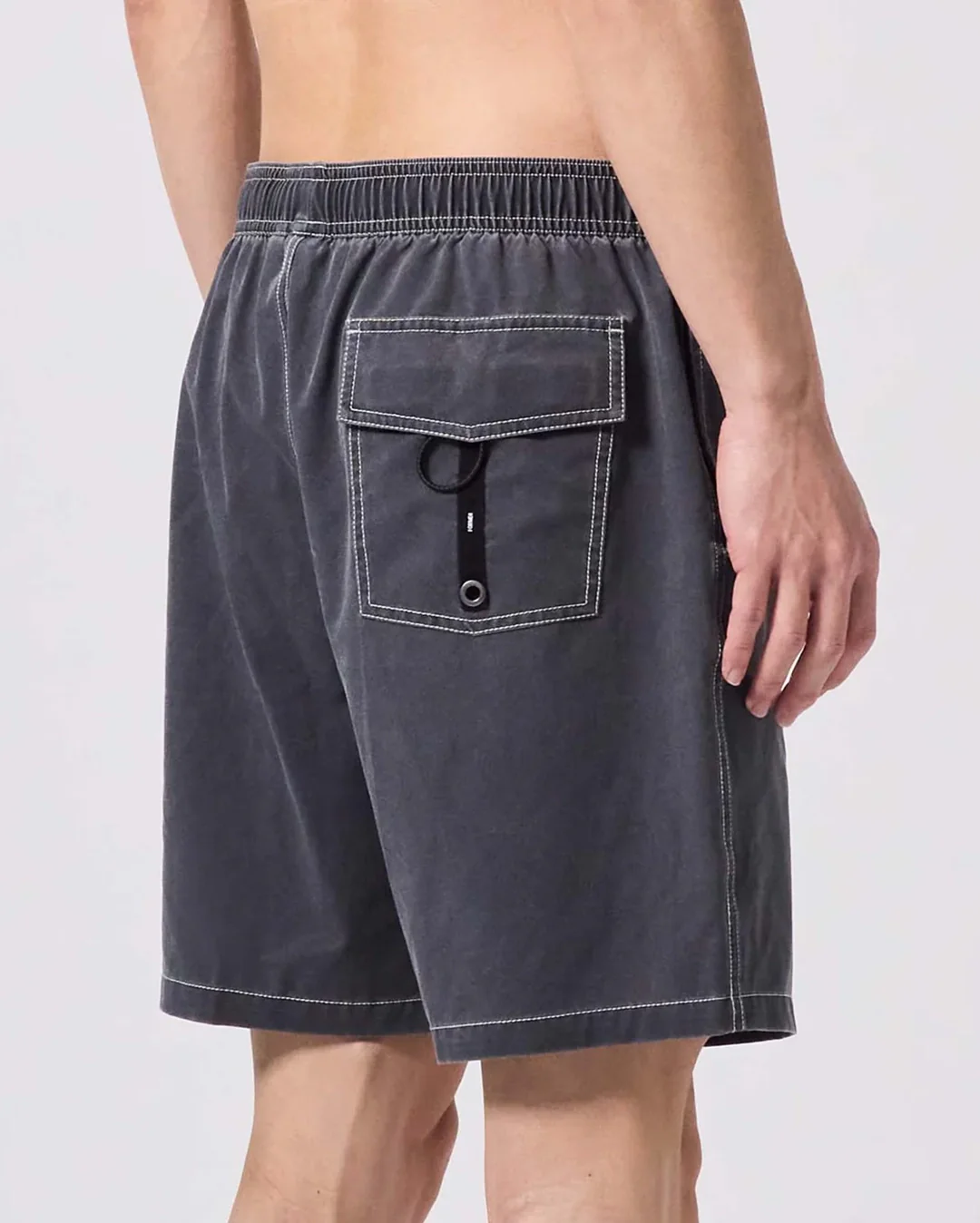 Swans 18" Swim Shorts - Black - Image 3