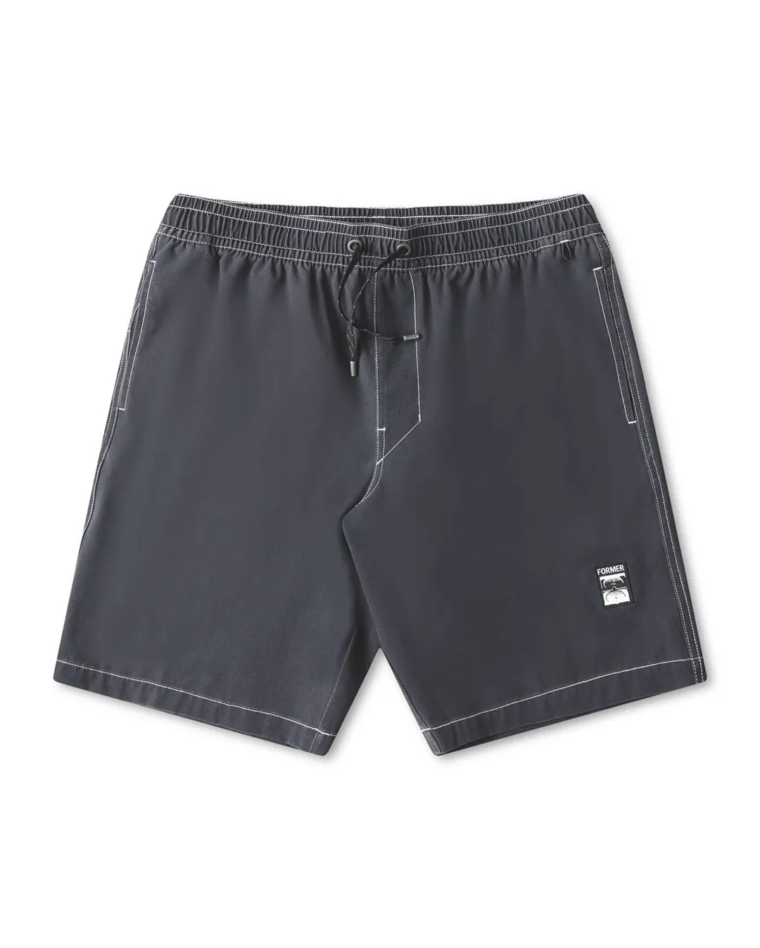 Swans 18" Swim Shorts - Black - Image 6
