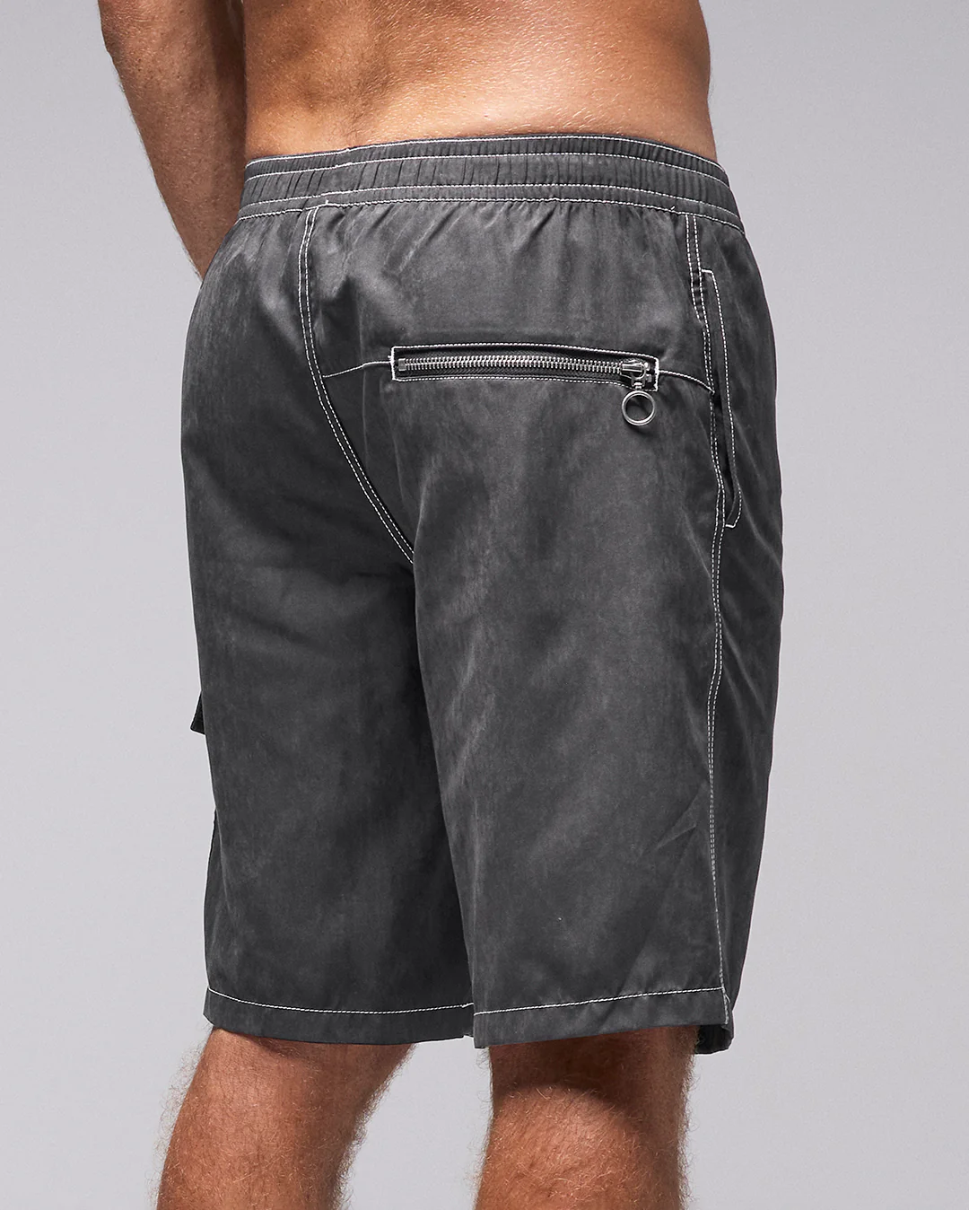 Swans Cargo 21" Swim Shorts - Black - Image 3