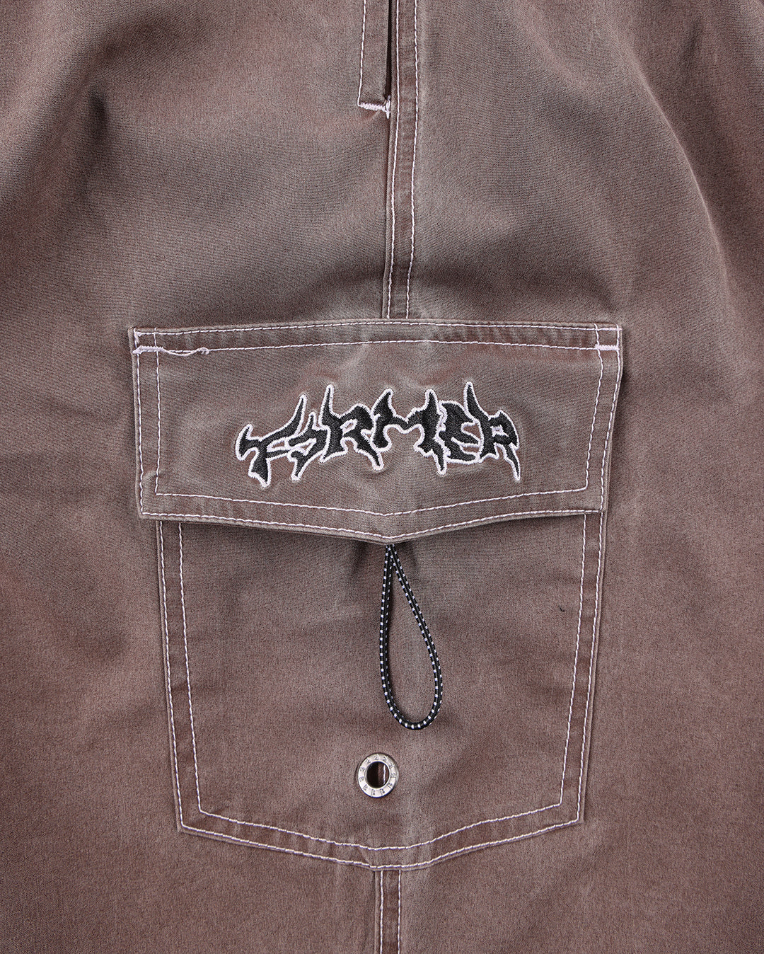 Swans Cargo 21" Swim Shorts - Chocolate - Image 7