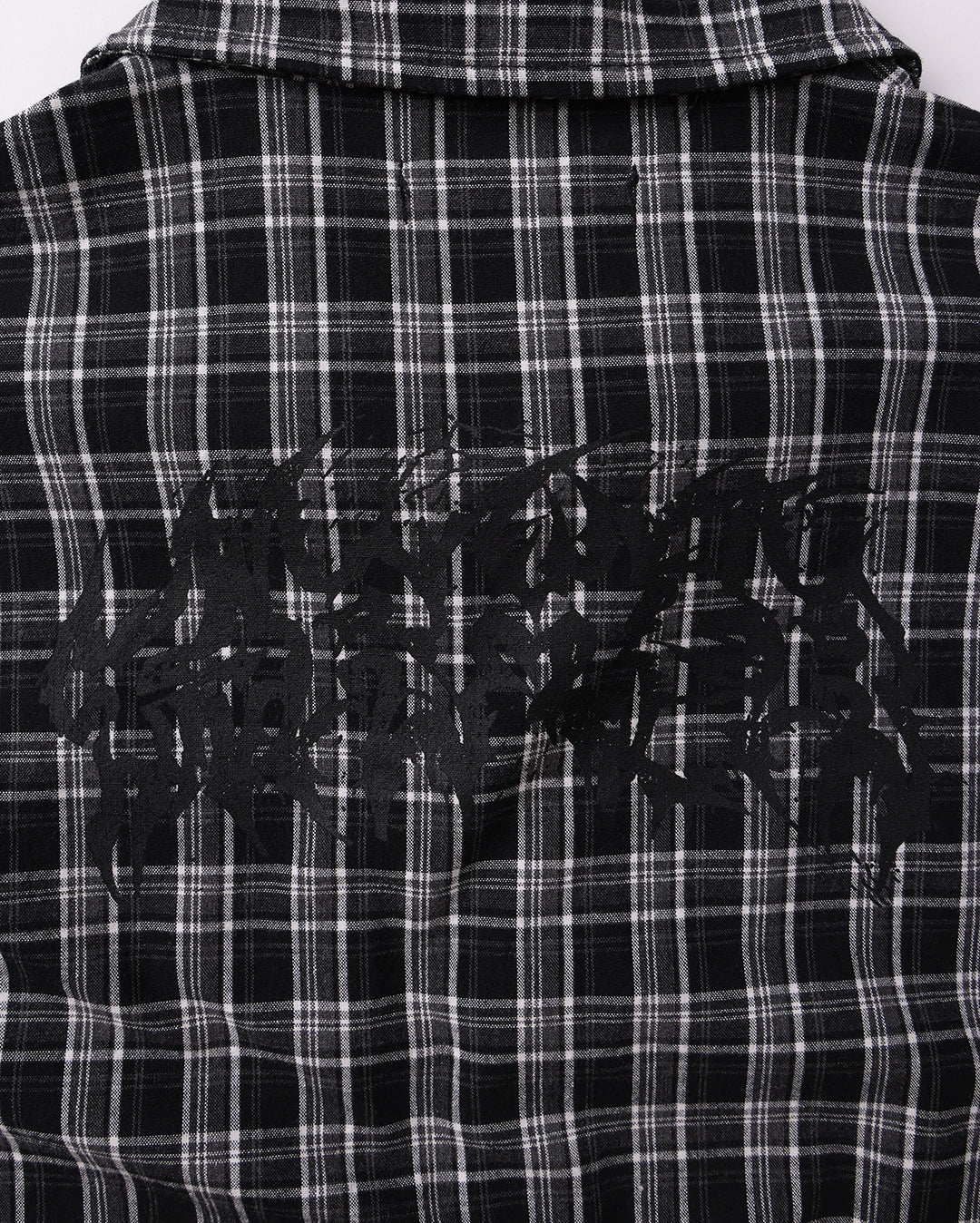 Vivian Praise Check Short Sleeve Shirt - Black - Image 5