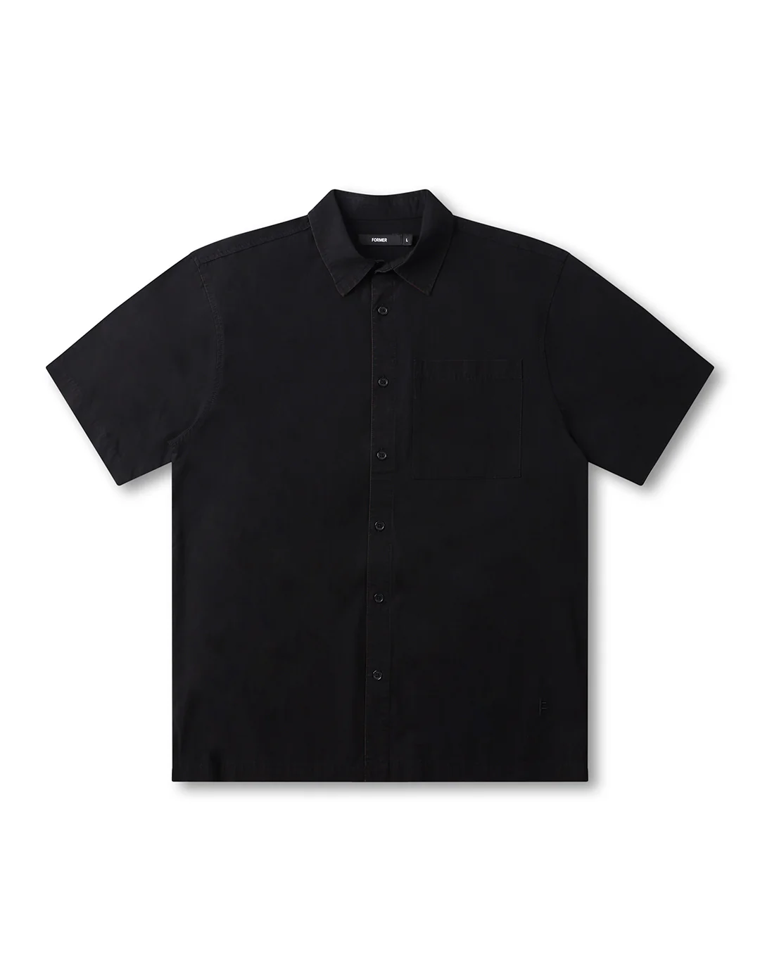 Vivian Shunning Short Sleeve Shirt - Washed Black - Image 10