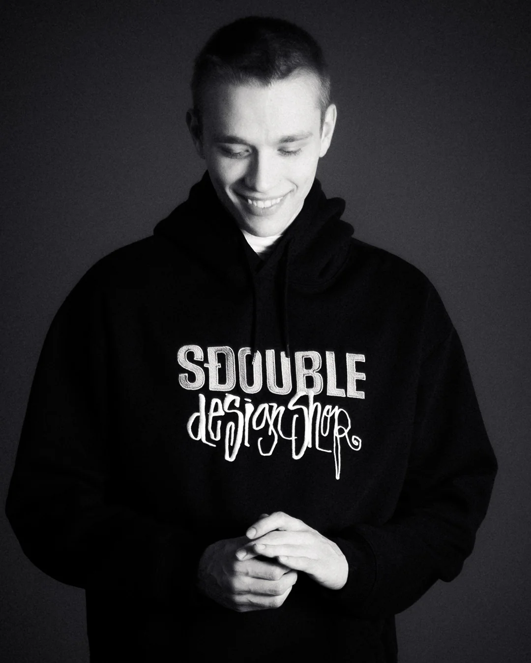 Funky Design Shop Hoodie - Black - Image 6