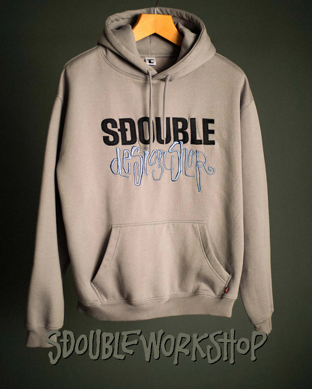 Funky Design Shop Hoodie - School Grey - Image 3