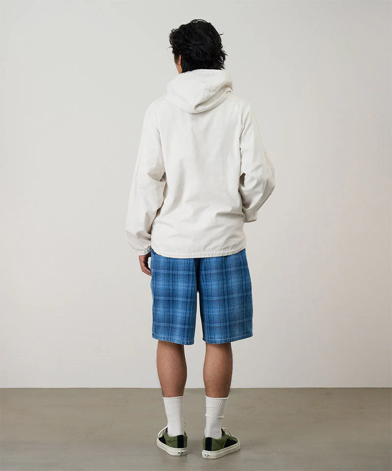 Lagoon Denim Plaid Shorts - Indigo Checkered Plaid - Image 7