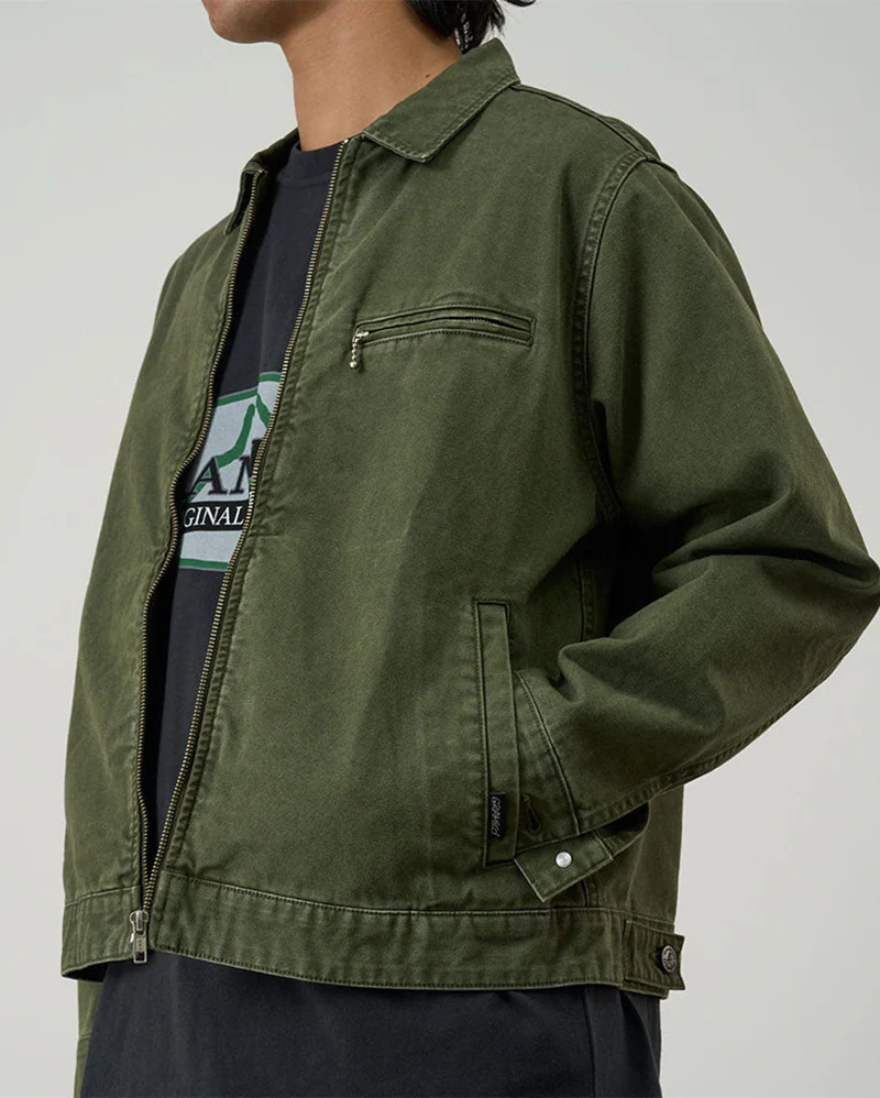 Taos Canvas Jacket - Moss - Image 3