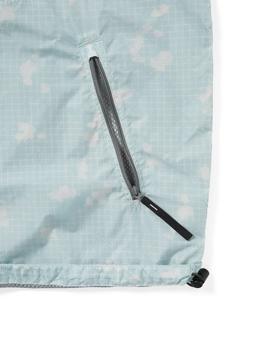 Grid Nylon Anorak - Mint - Image 3