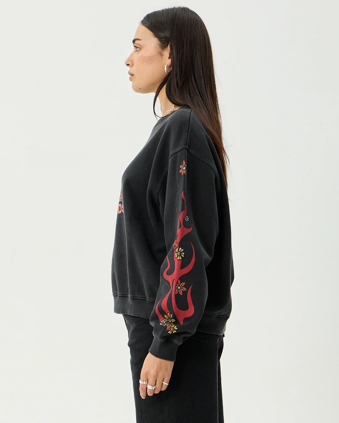 Hellcat - Recycled Crew Neck - Stone Black - Image 6
