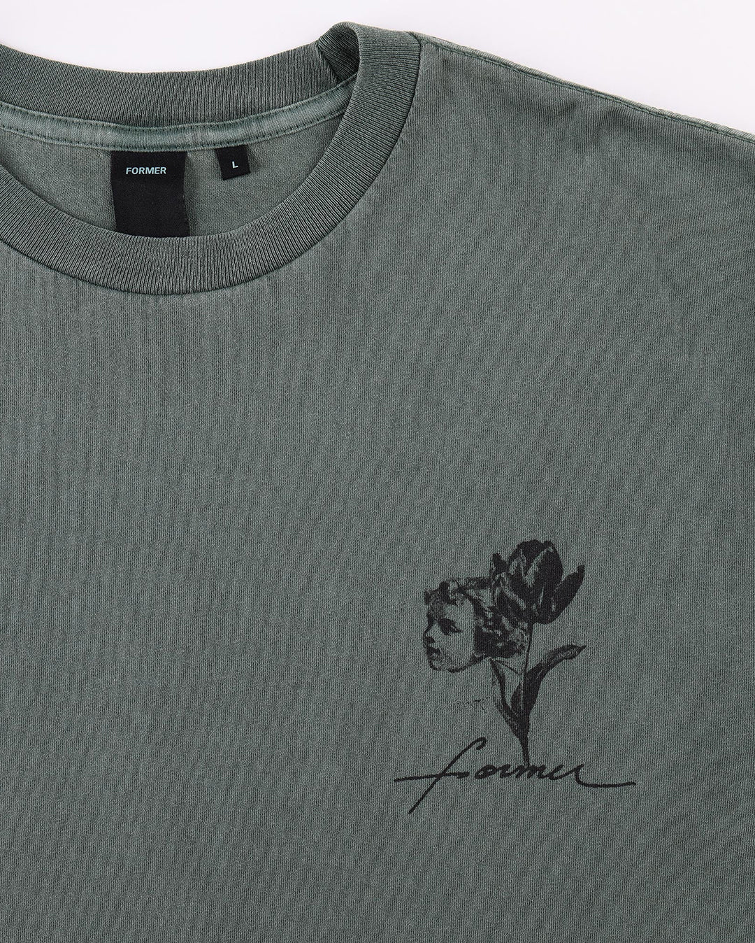Hush T-Shirt - Washed Pine - Image 4