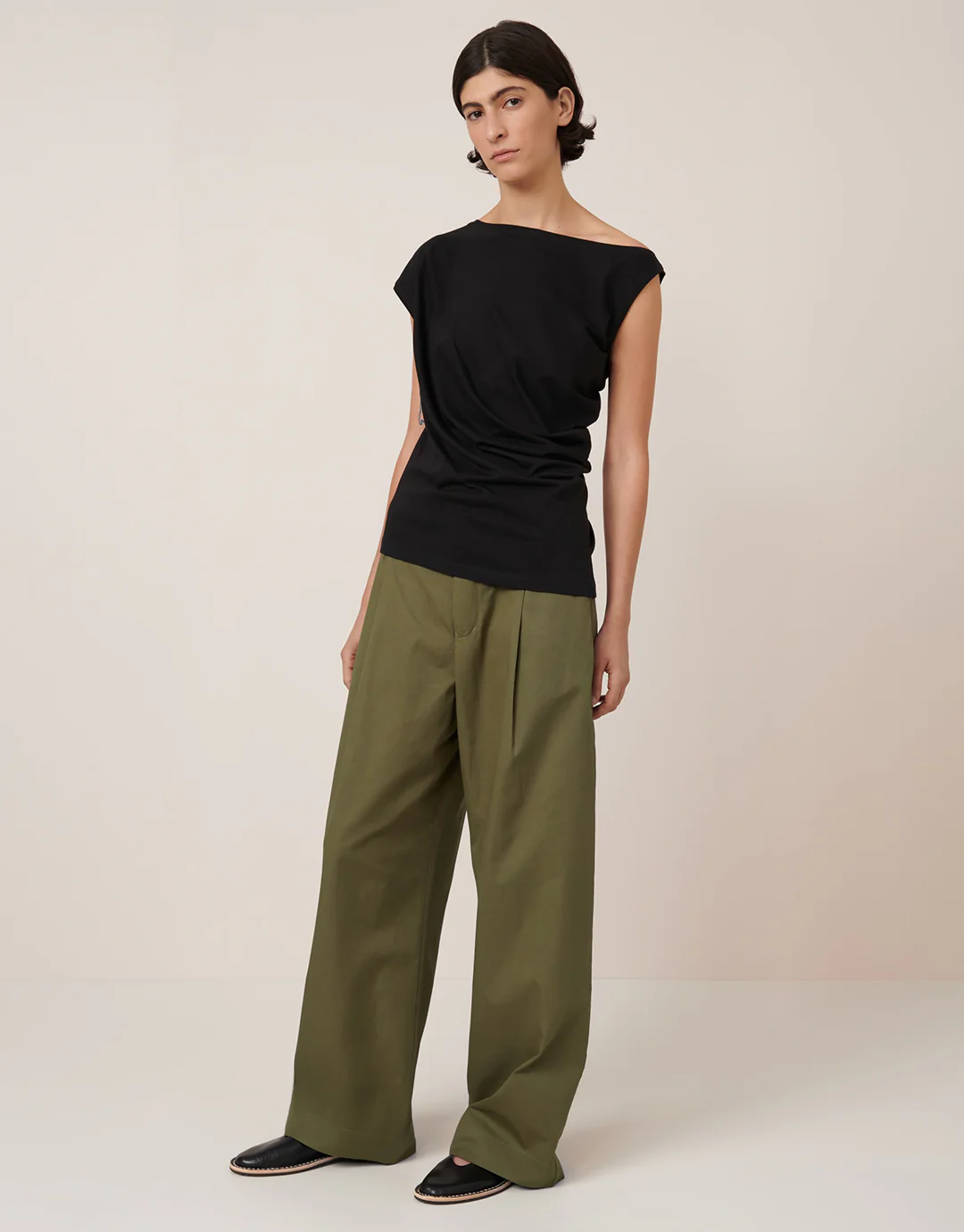 Asymmetric Top - Black - Image 3