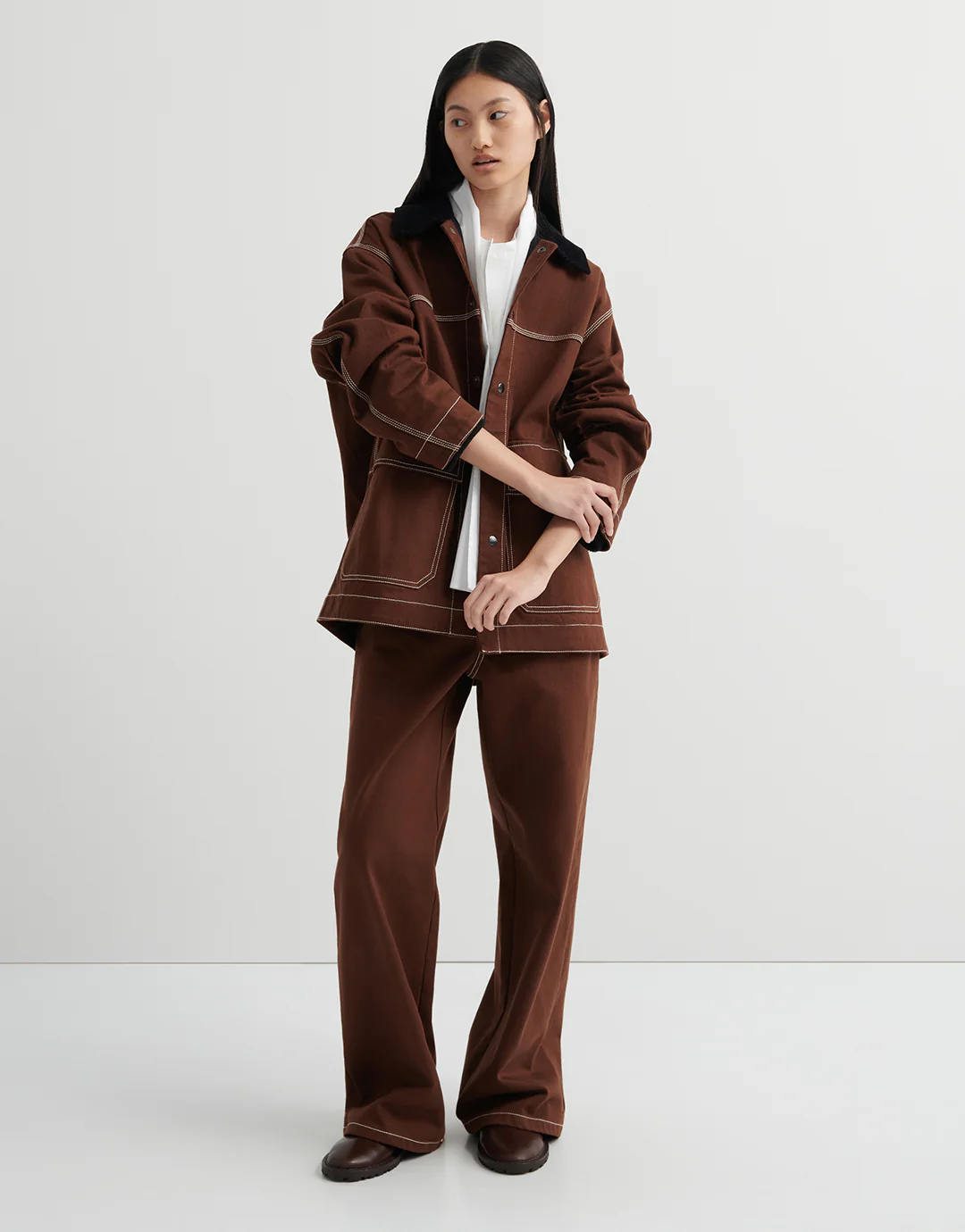Craft Jacket - Brown Denim - Image 10