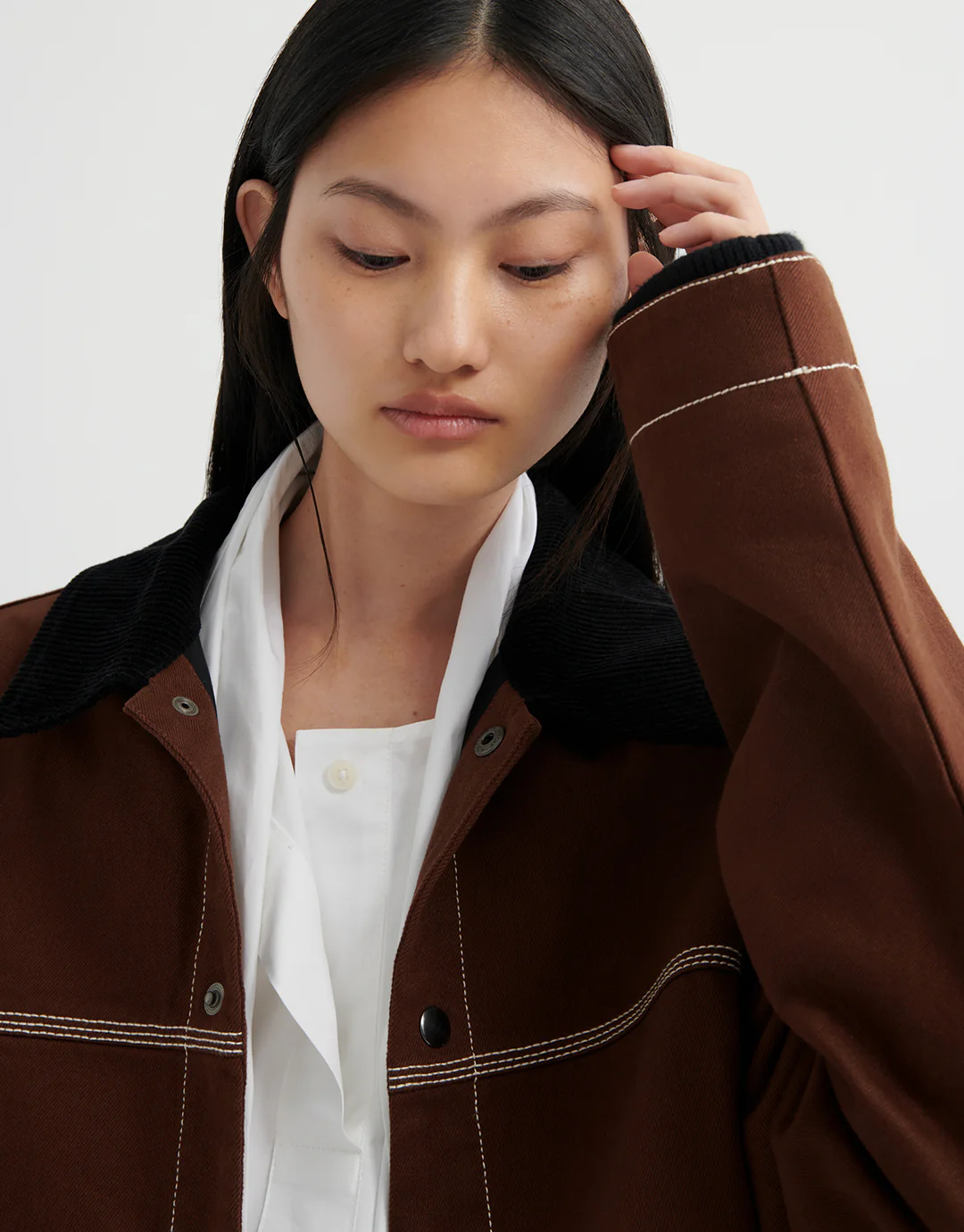Craft Jacket - Brown Denim - Image 8