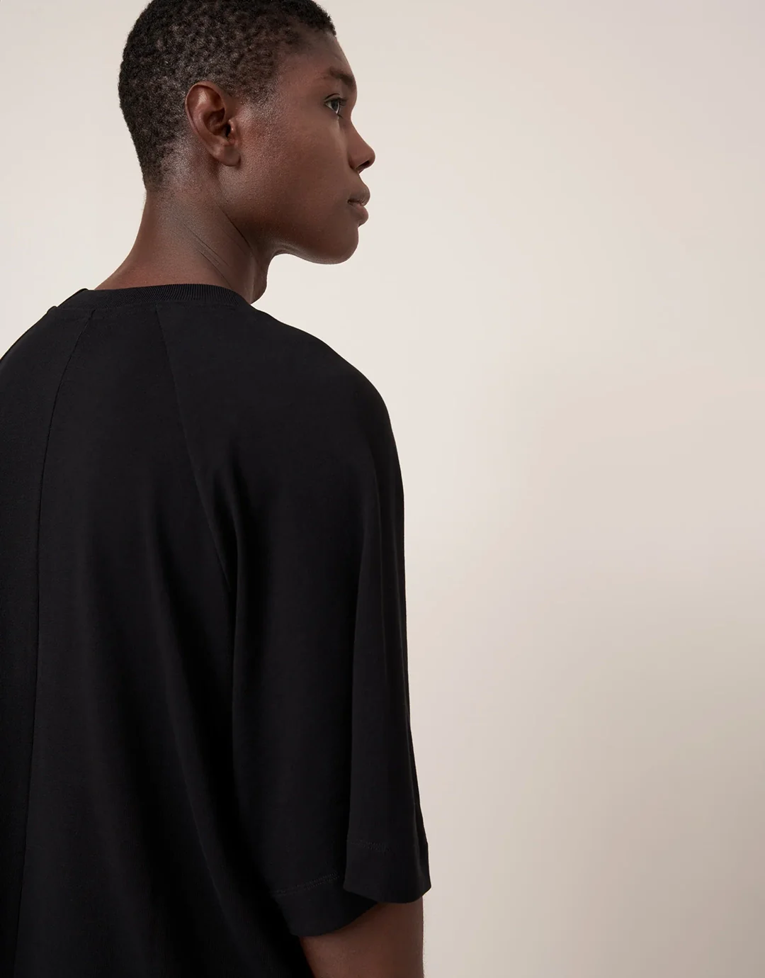 Diagonal T-Shirt - Black - Image 5