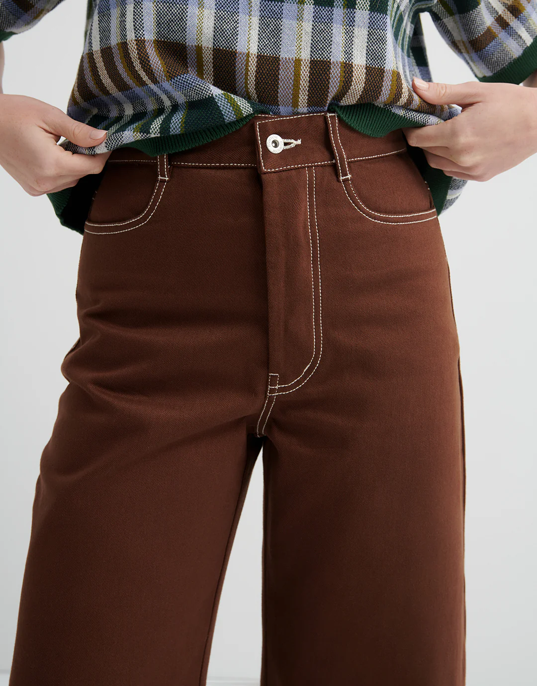 Unity Jeans - Brown Denim - Image 7