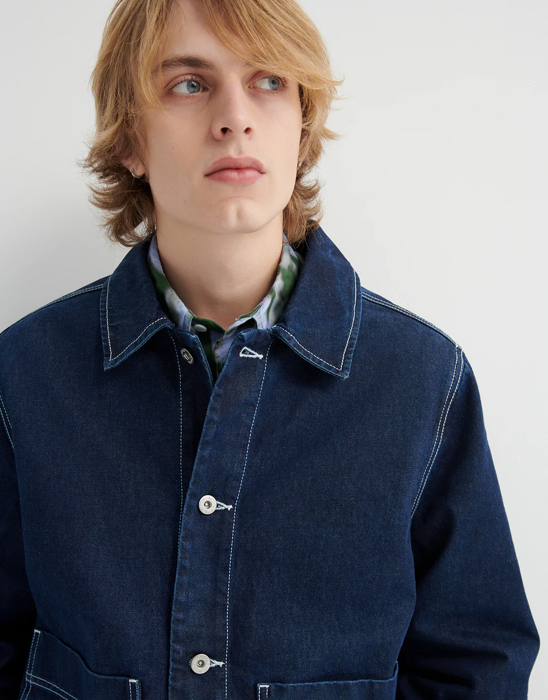 Worker Jacket - Indigo Denim - Image 7