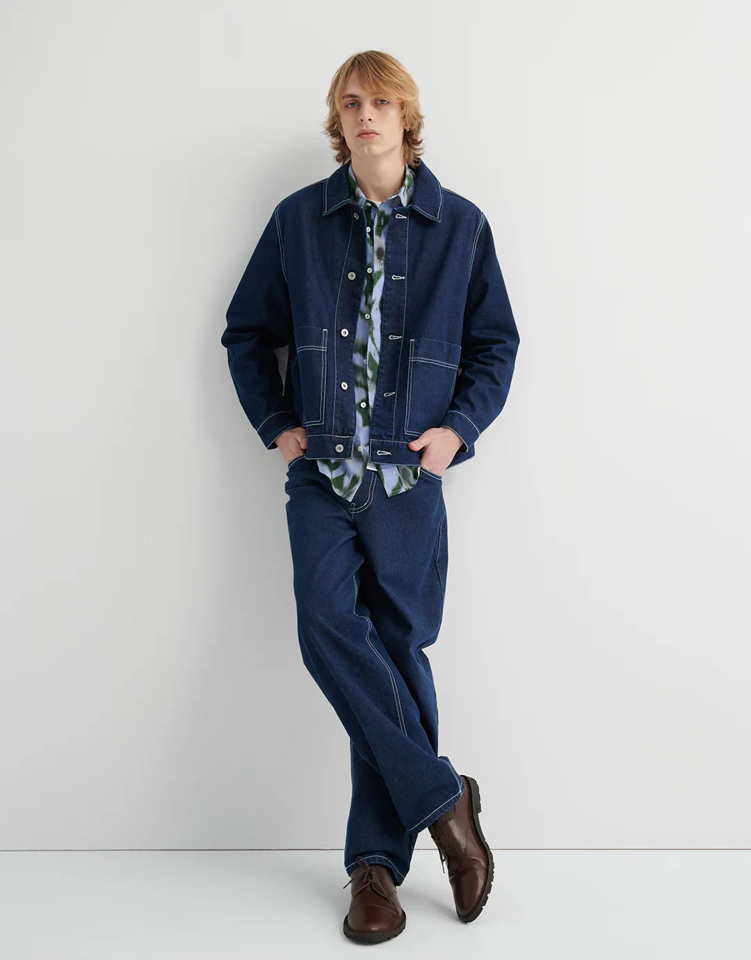 Worker Jacket - Indigo Denim - Image 8