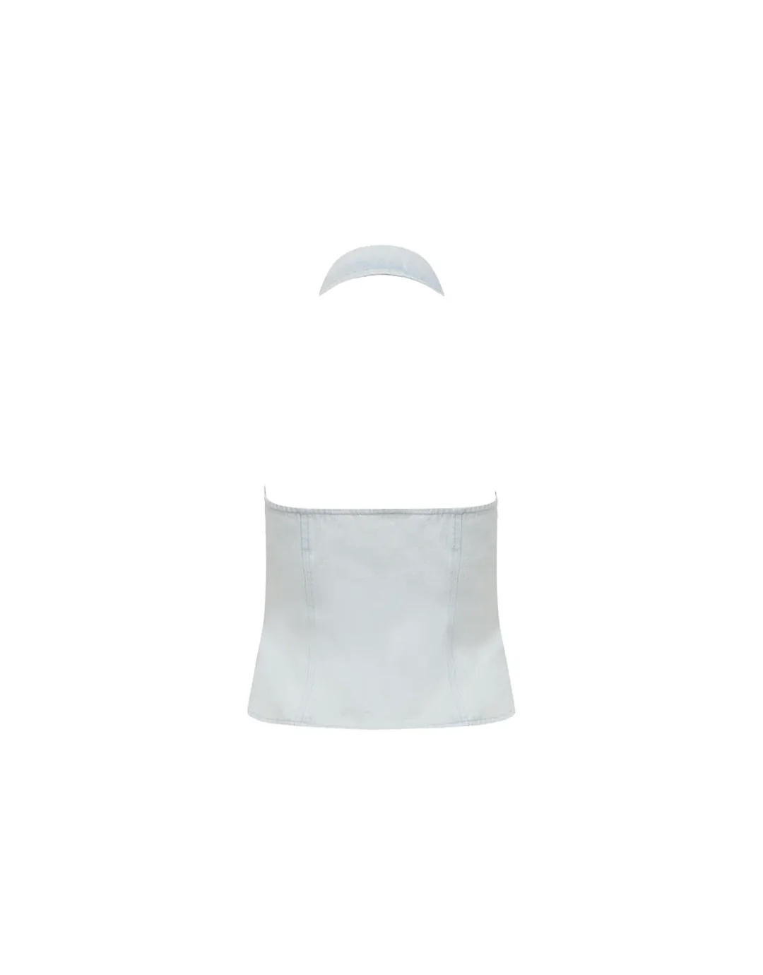 Afterglow Halter Top - Light Denim - Image 6