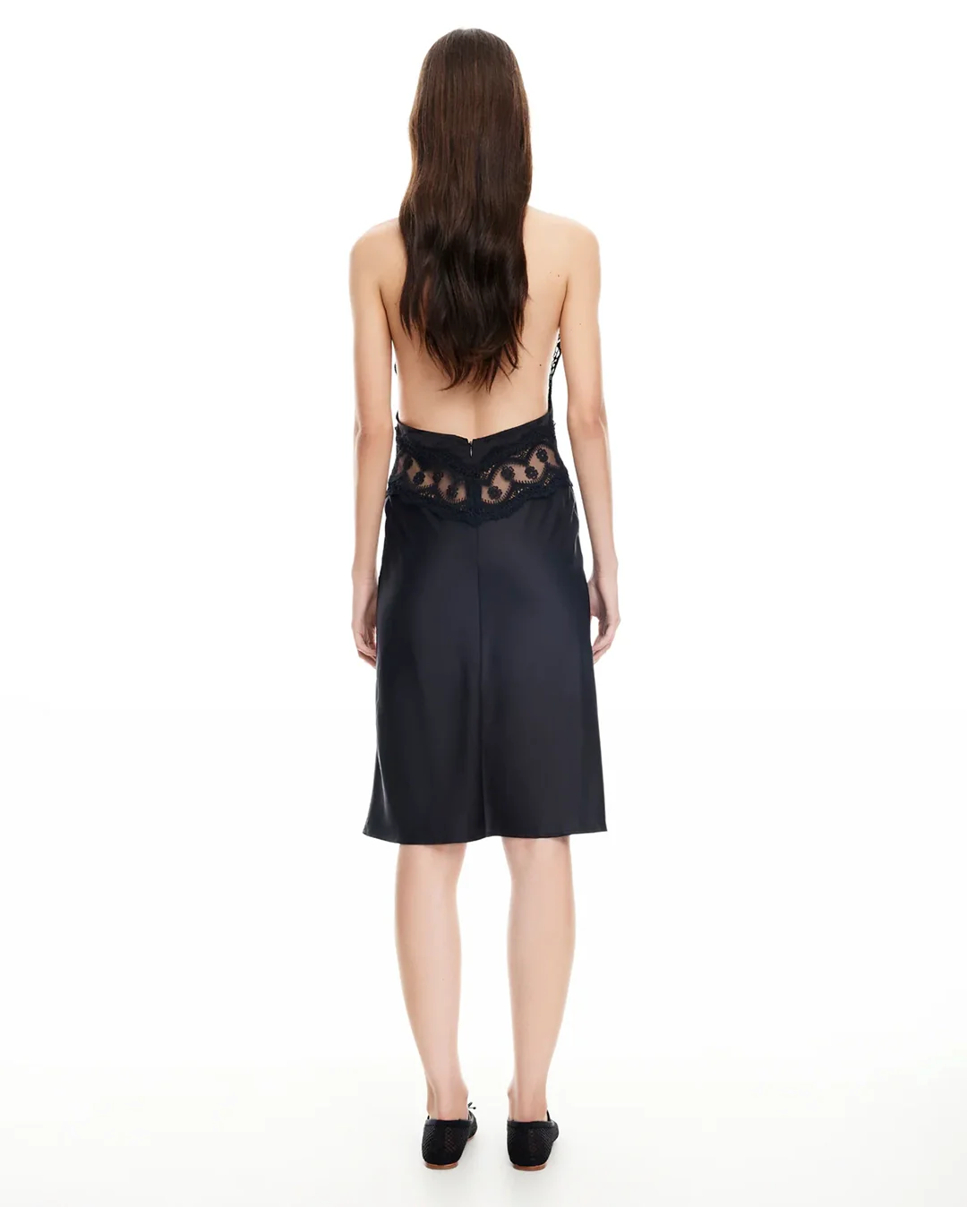 Solana Midi Dress - Onyx - Image 4