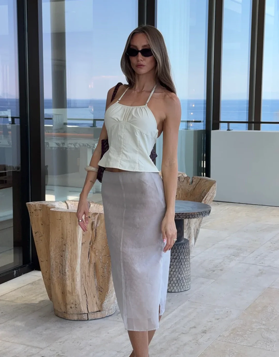 Sweet Escape Cami - Oyster - Image 6