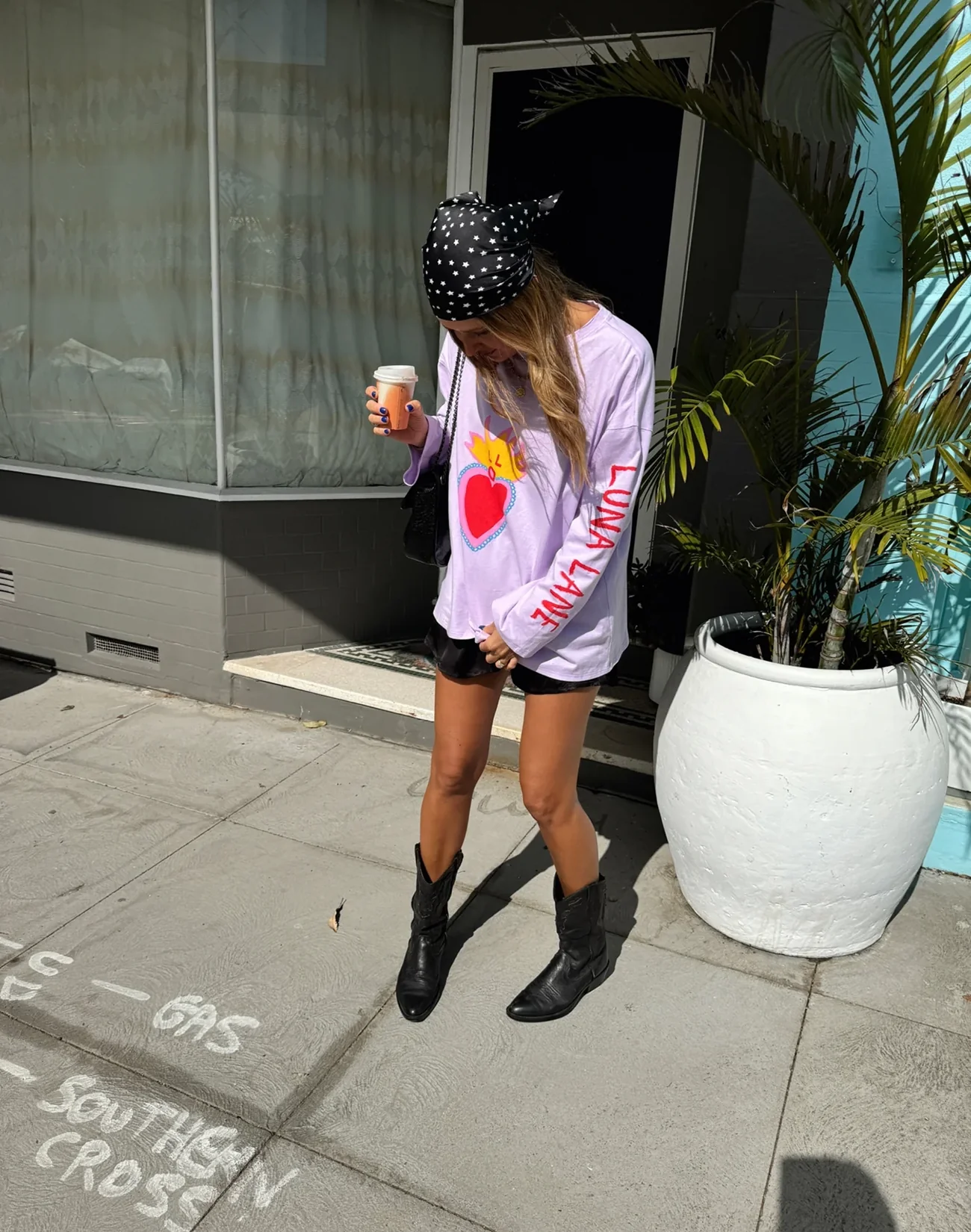 Hearts On Fire Long Sleeve - Pink - Image 3