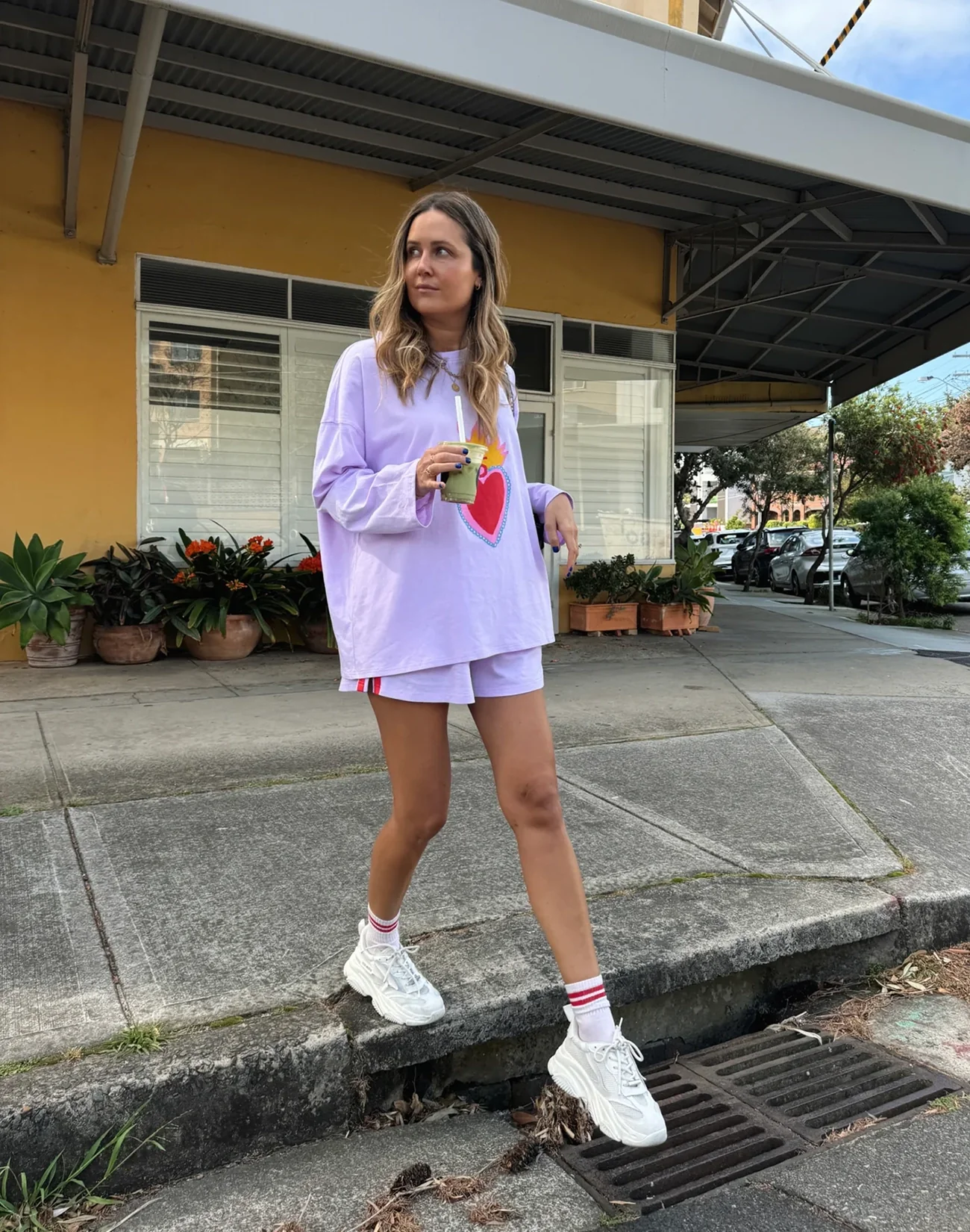 Hearts On Fire Shorts - Pink - Image 6