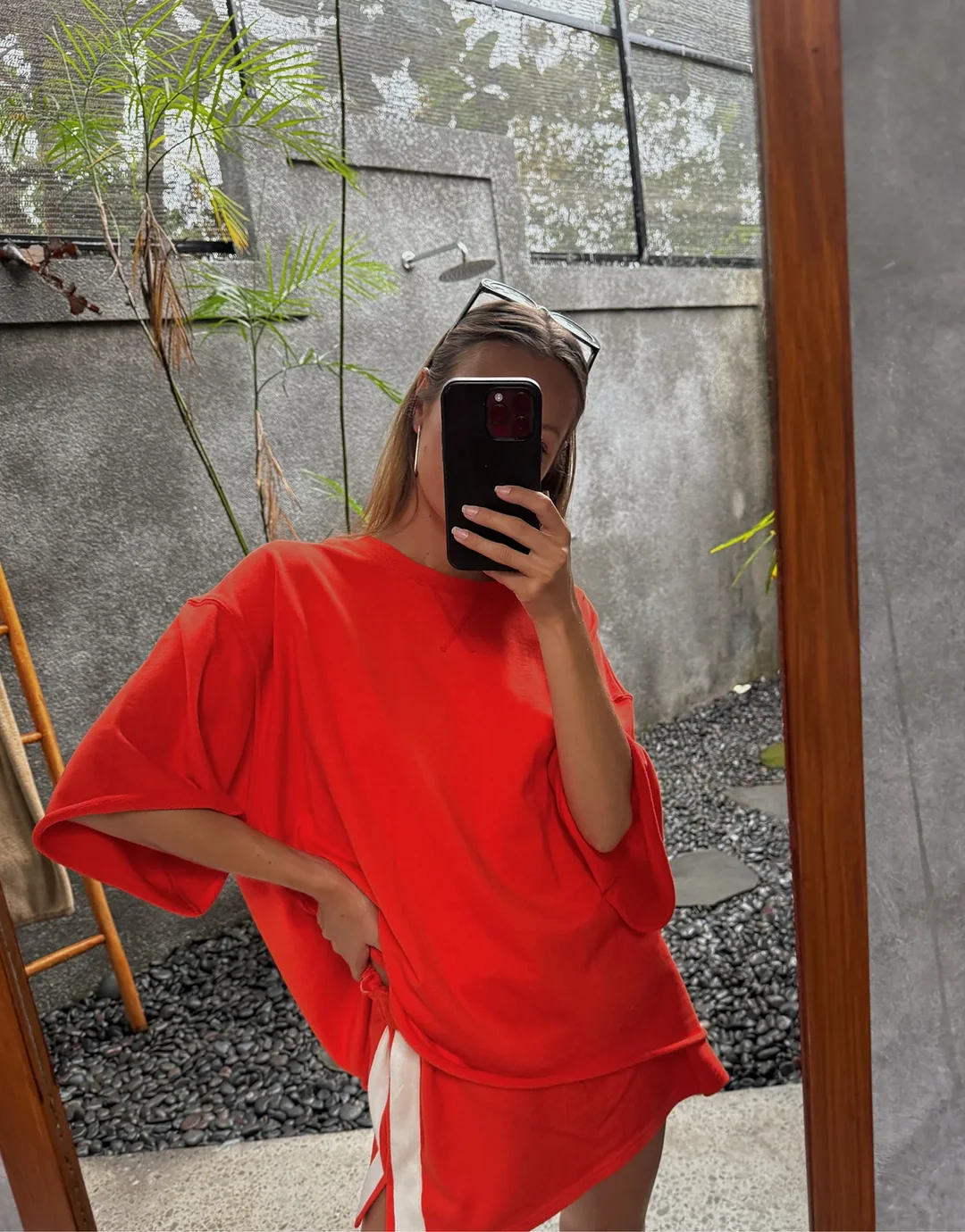 The Maya Mini Skirt - Red - Image 4