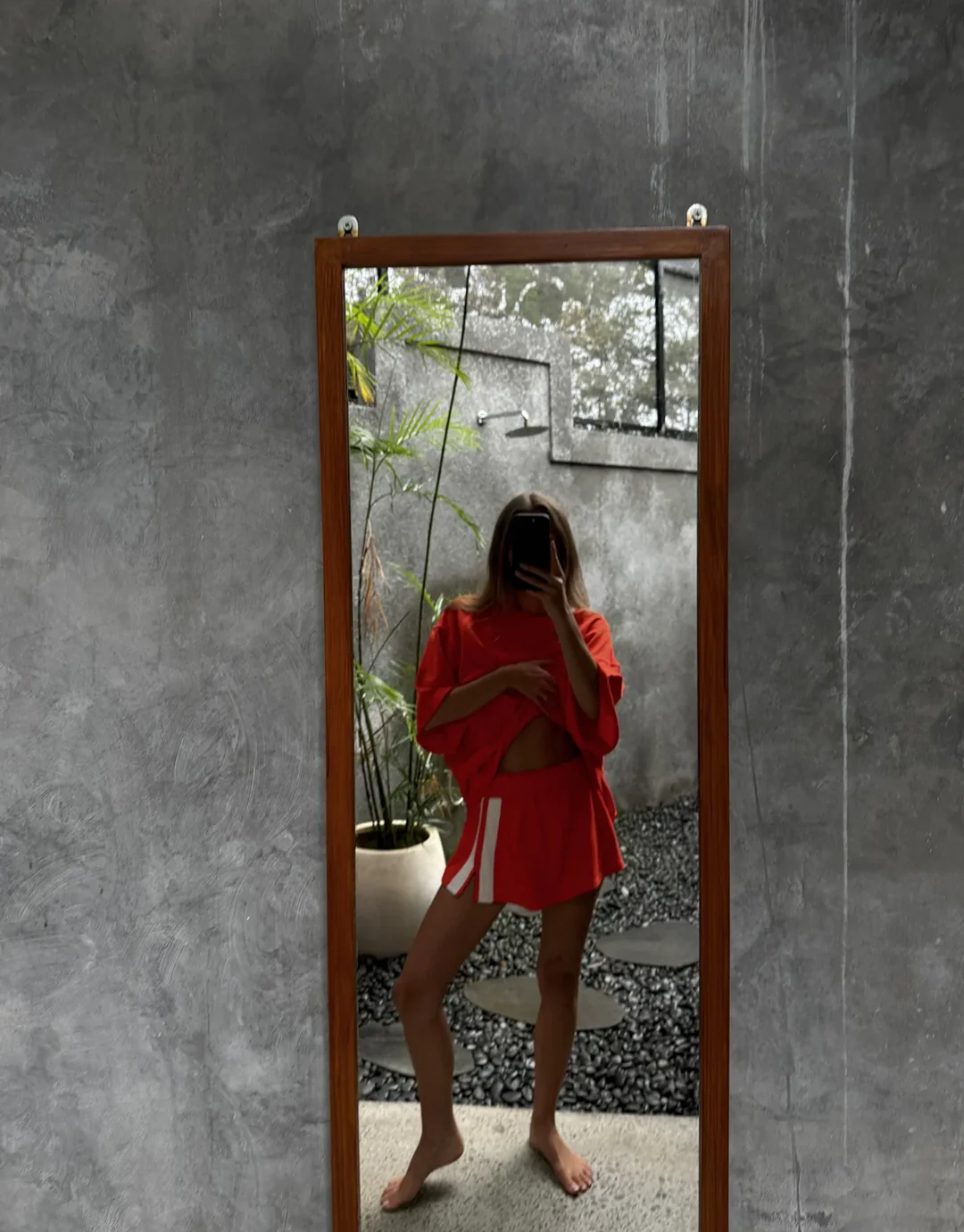 The Maya Mini Skirt - Red - Image 6
