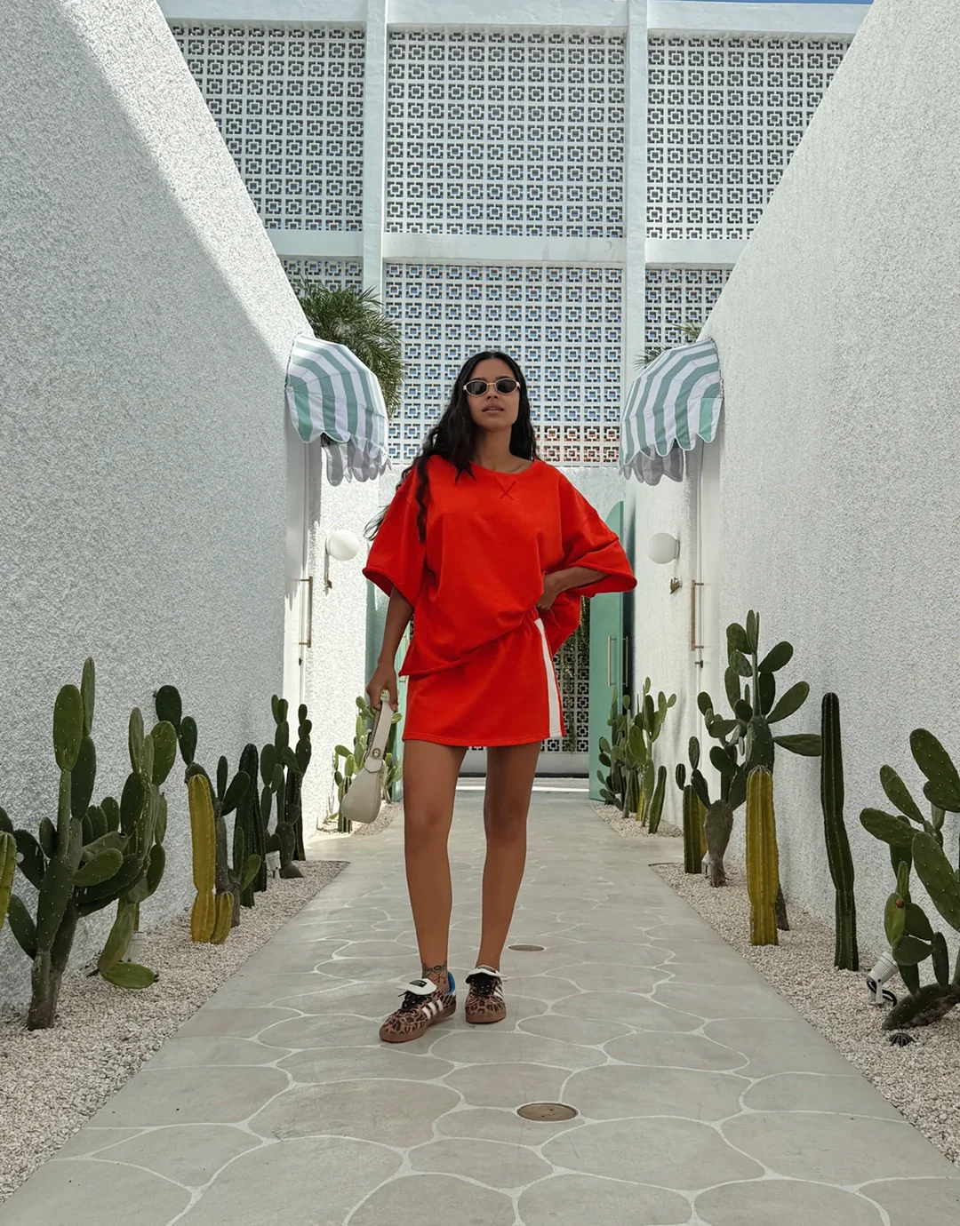 The Maya Mini Skirt - Red - Image 7