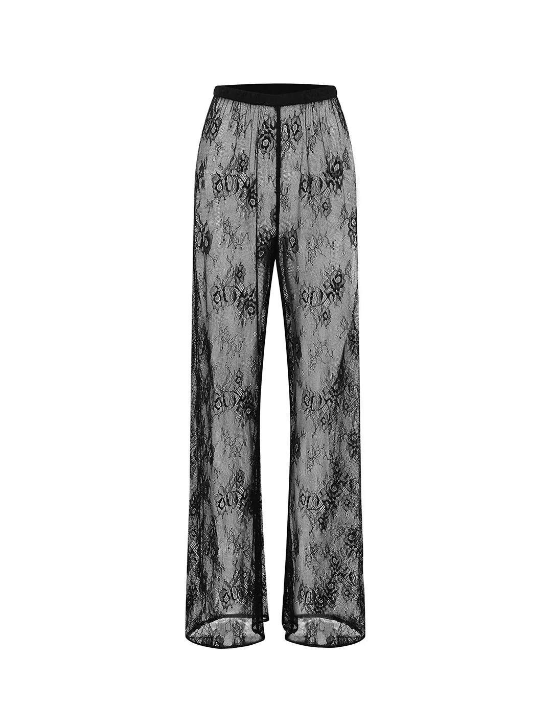 Lace Pants - Black - Image 3