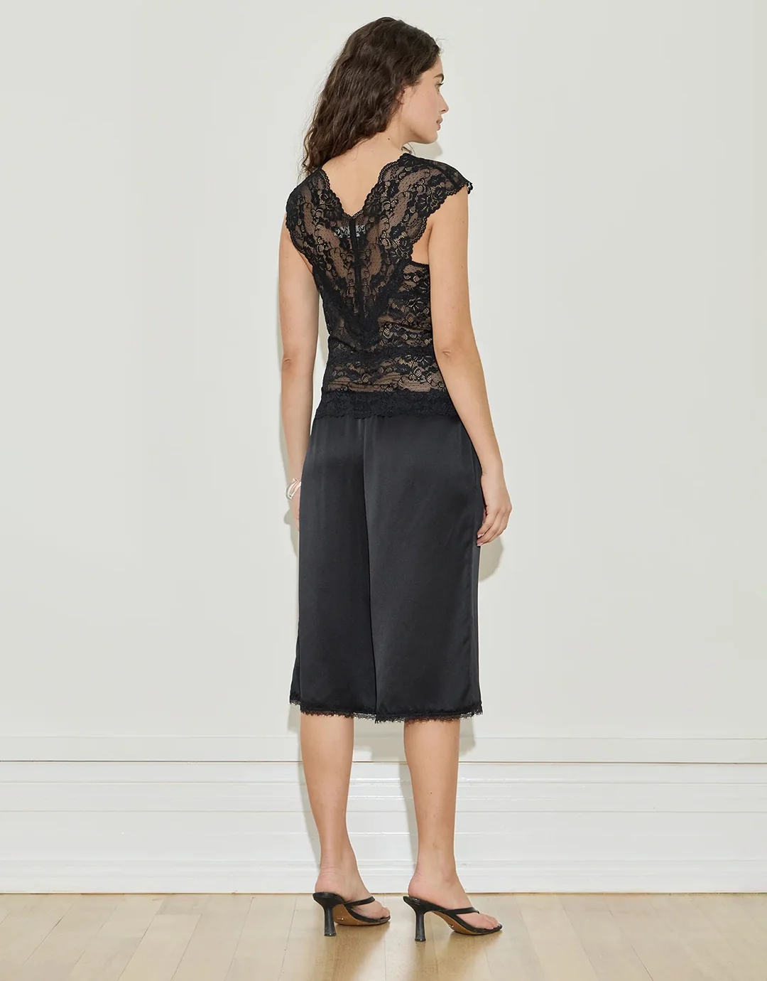 Lace Top - Black - Image 3