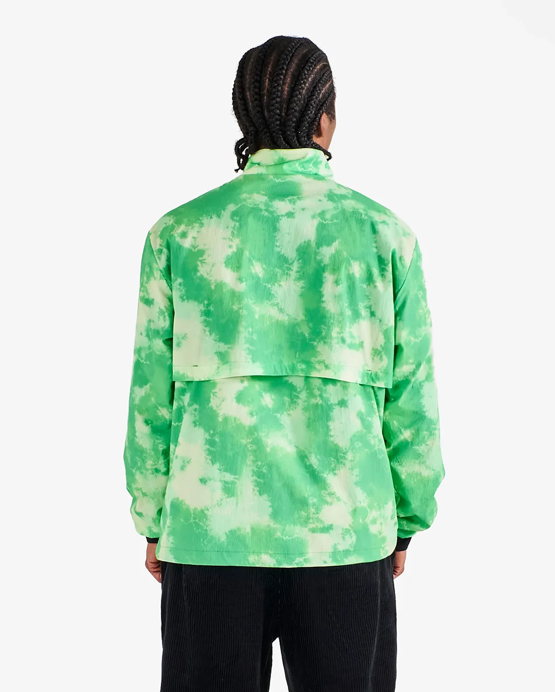 Grateful Dead Cascade Windshirt - Green Tie Dye - Image 5