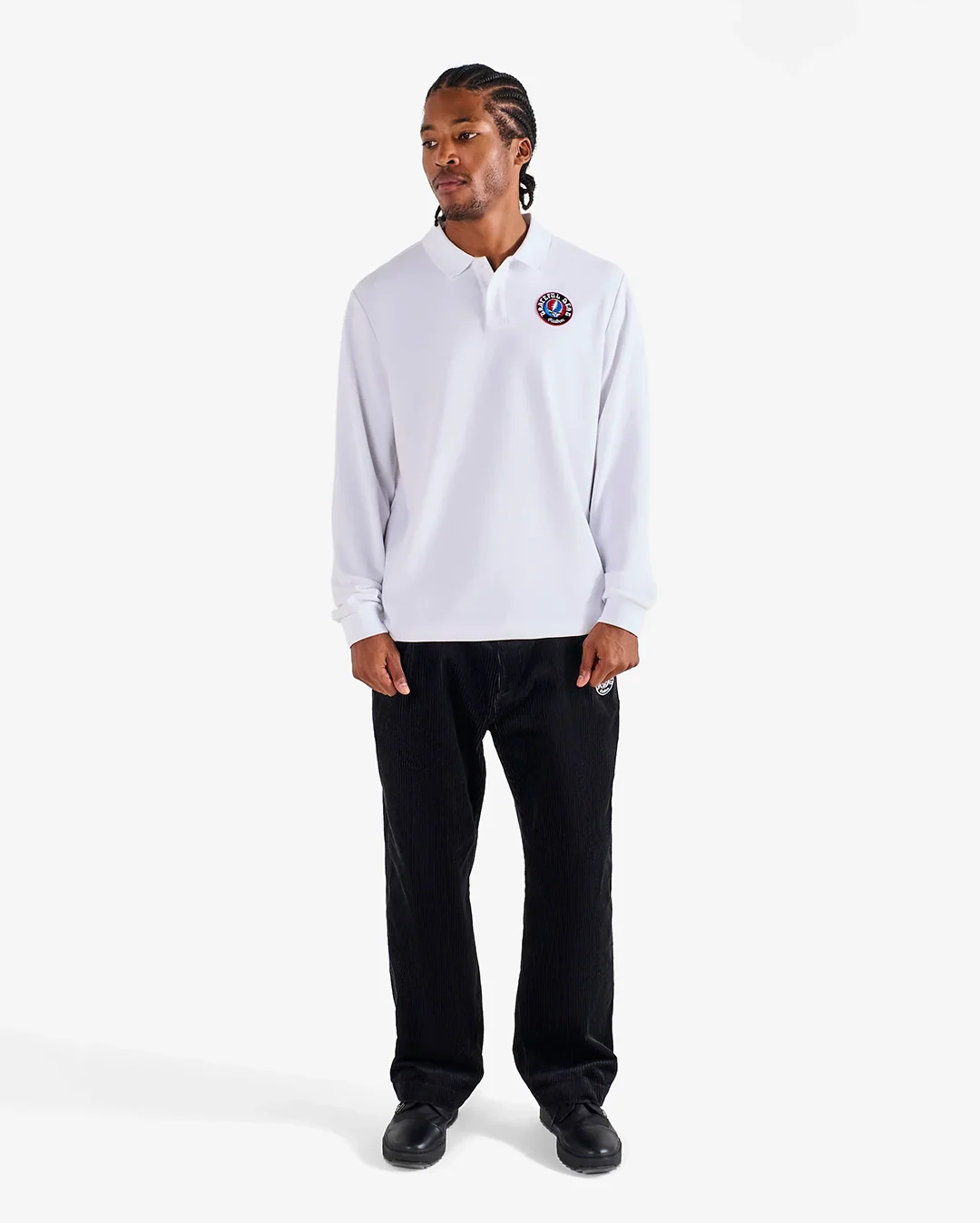 Grateful Dead Stealie Polo - White - Image 3