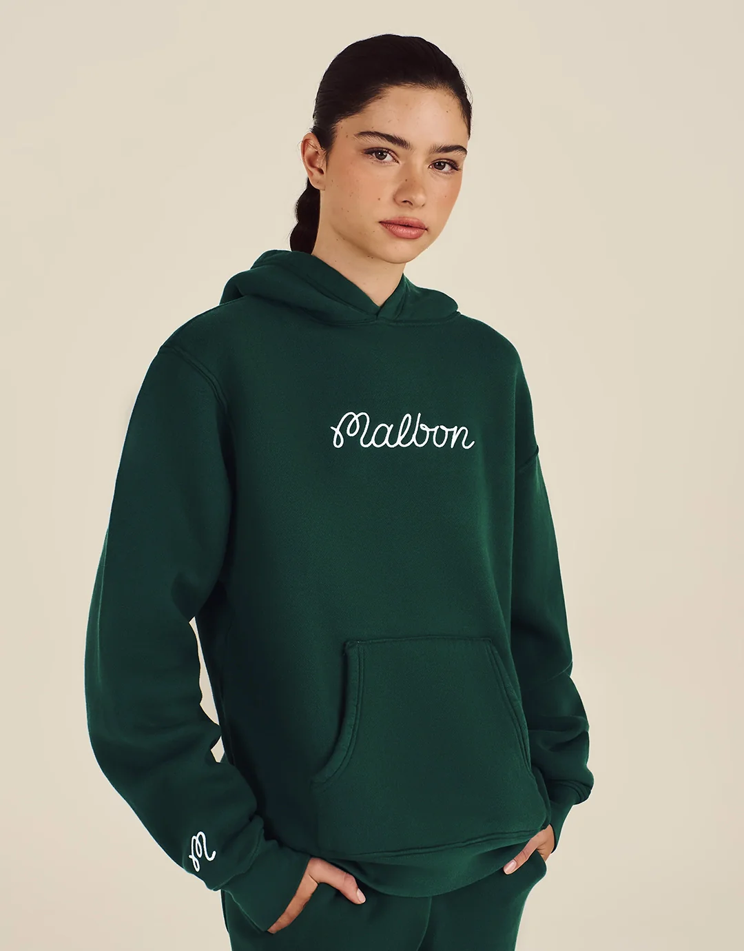 Icons Fesque Hoodie - Forest - Image 3