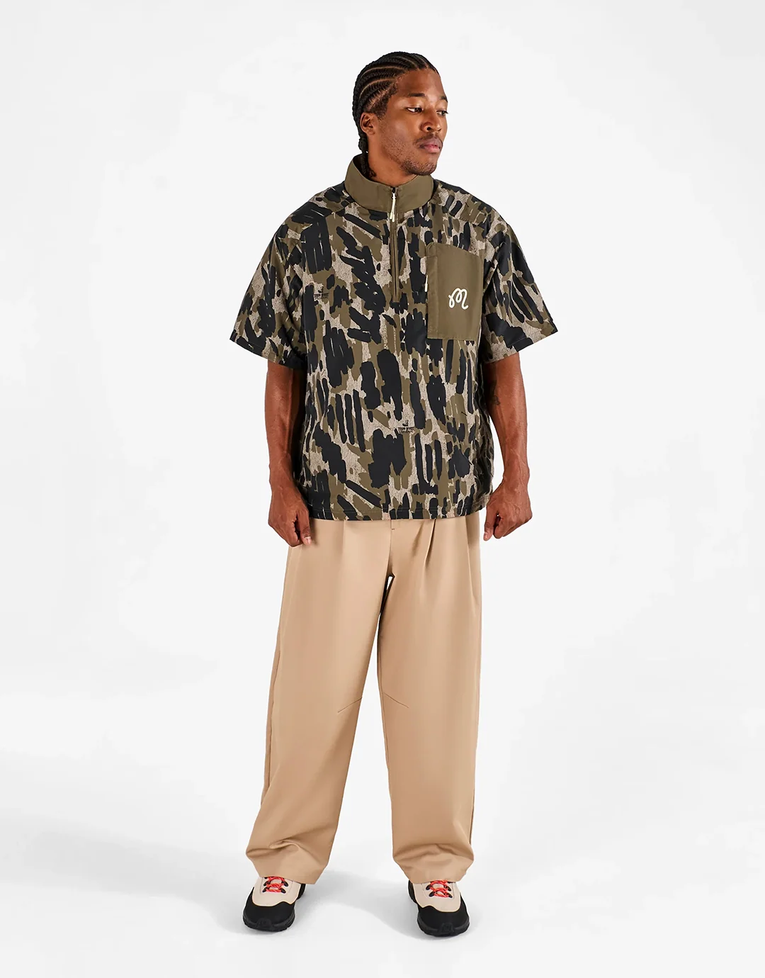 Tour Divot Windshirt - Bark Camo - Image 3