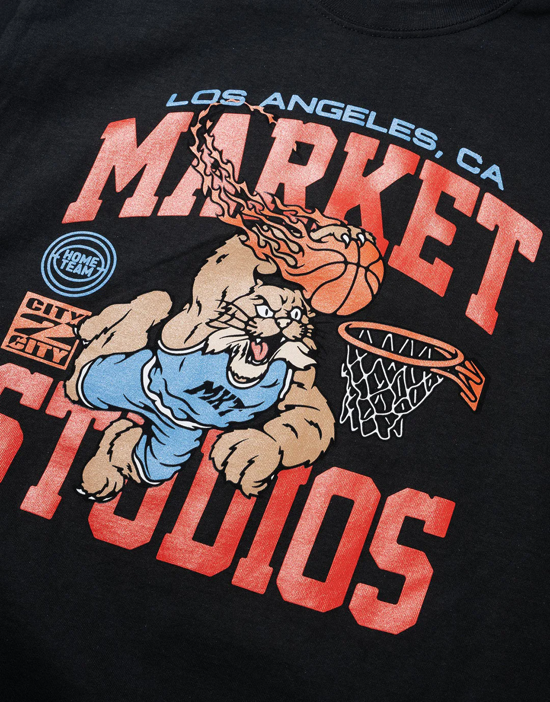 Ballin Bobcat T-Shirt - Black - Image 2